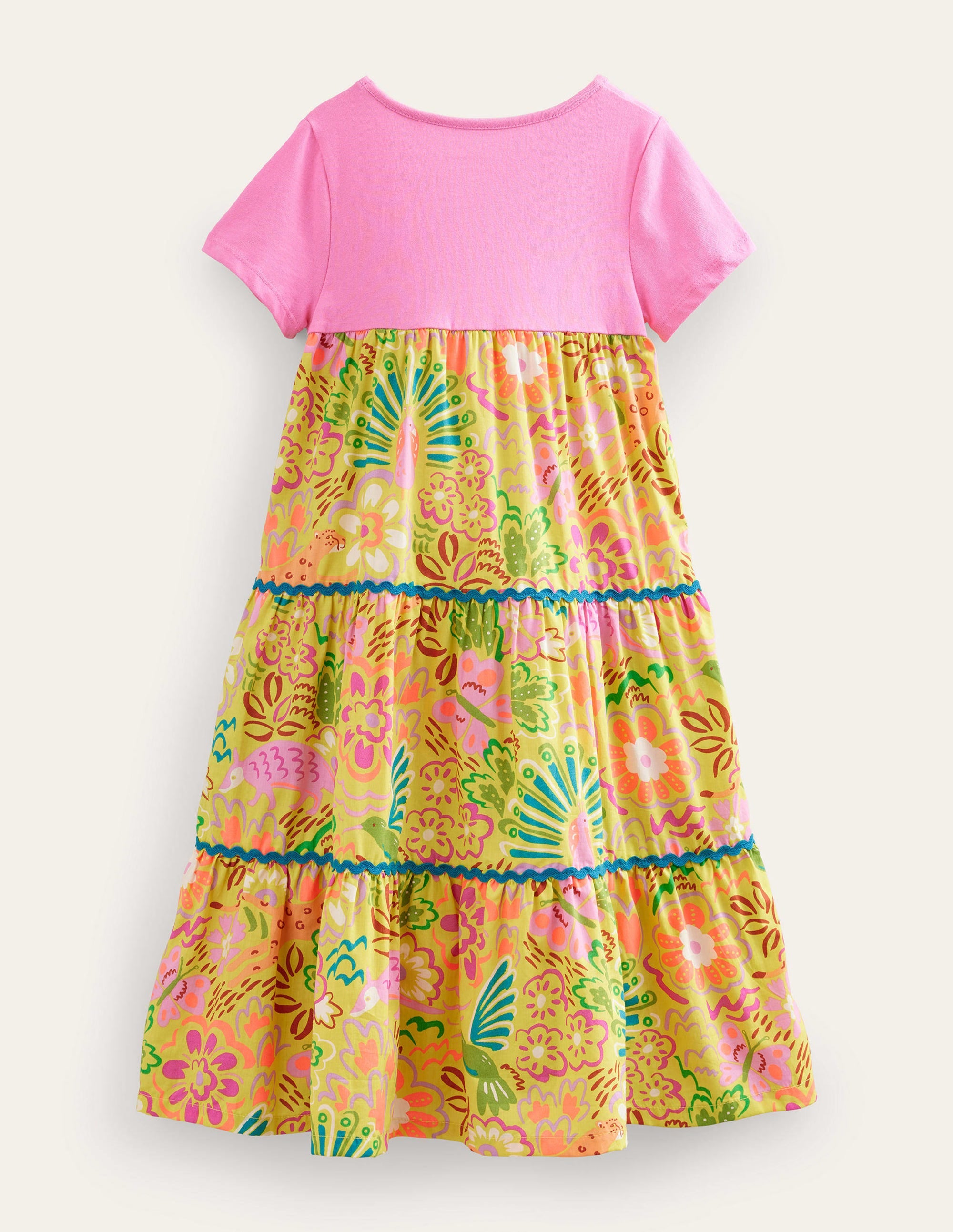 Maxi Logo Dress-Gooseberry Floral Animals - Image 2