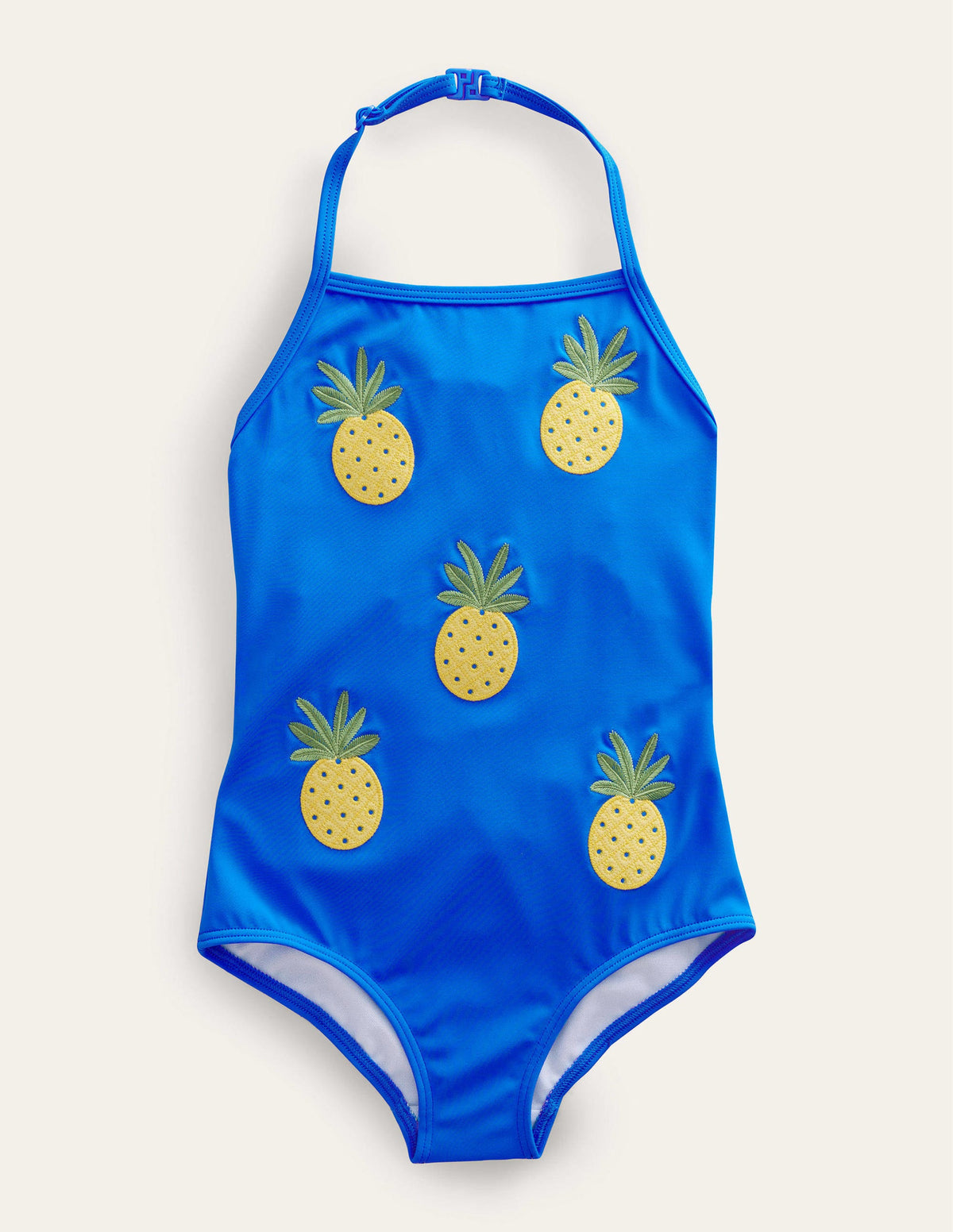 Appliqué Fruit Swimsuit-Cabana Blue - Image 1