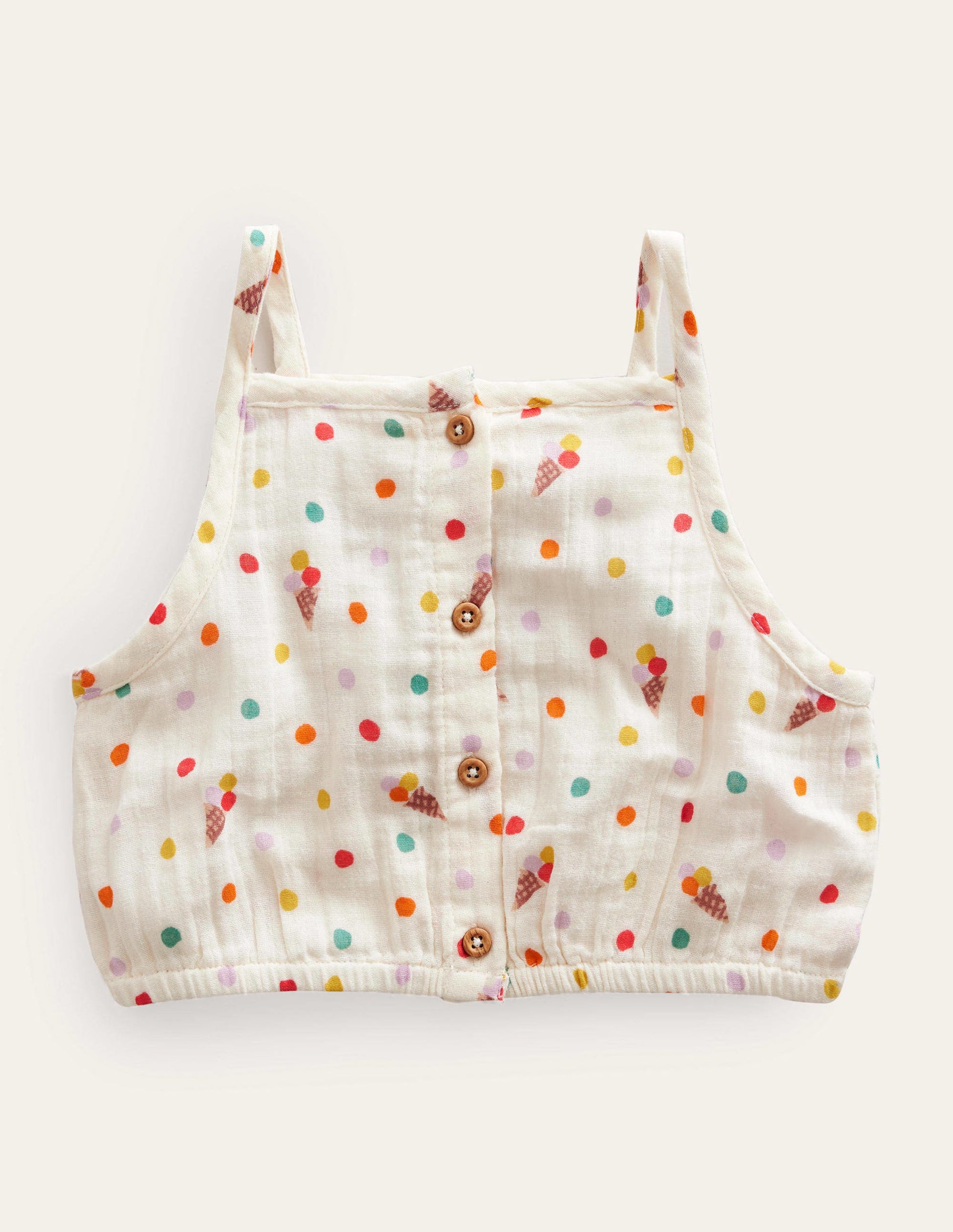 Doublecloth Crop Top-Vanilla Pod Ice Creams-1