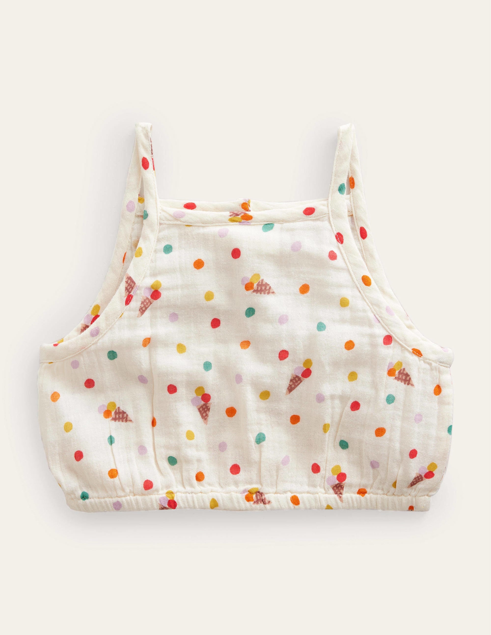 Doublecloth Crop Top-Vanilla Pod Ice Creams - Image 2