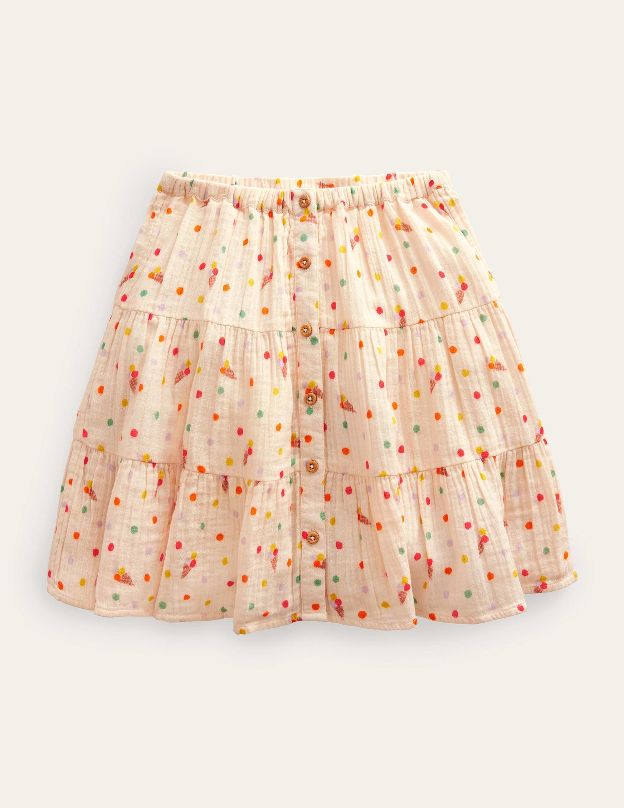 Doublecloth Midi Skirt-Vanilla Pod Ice Creams - Image 1