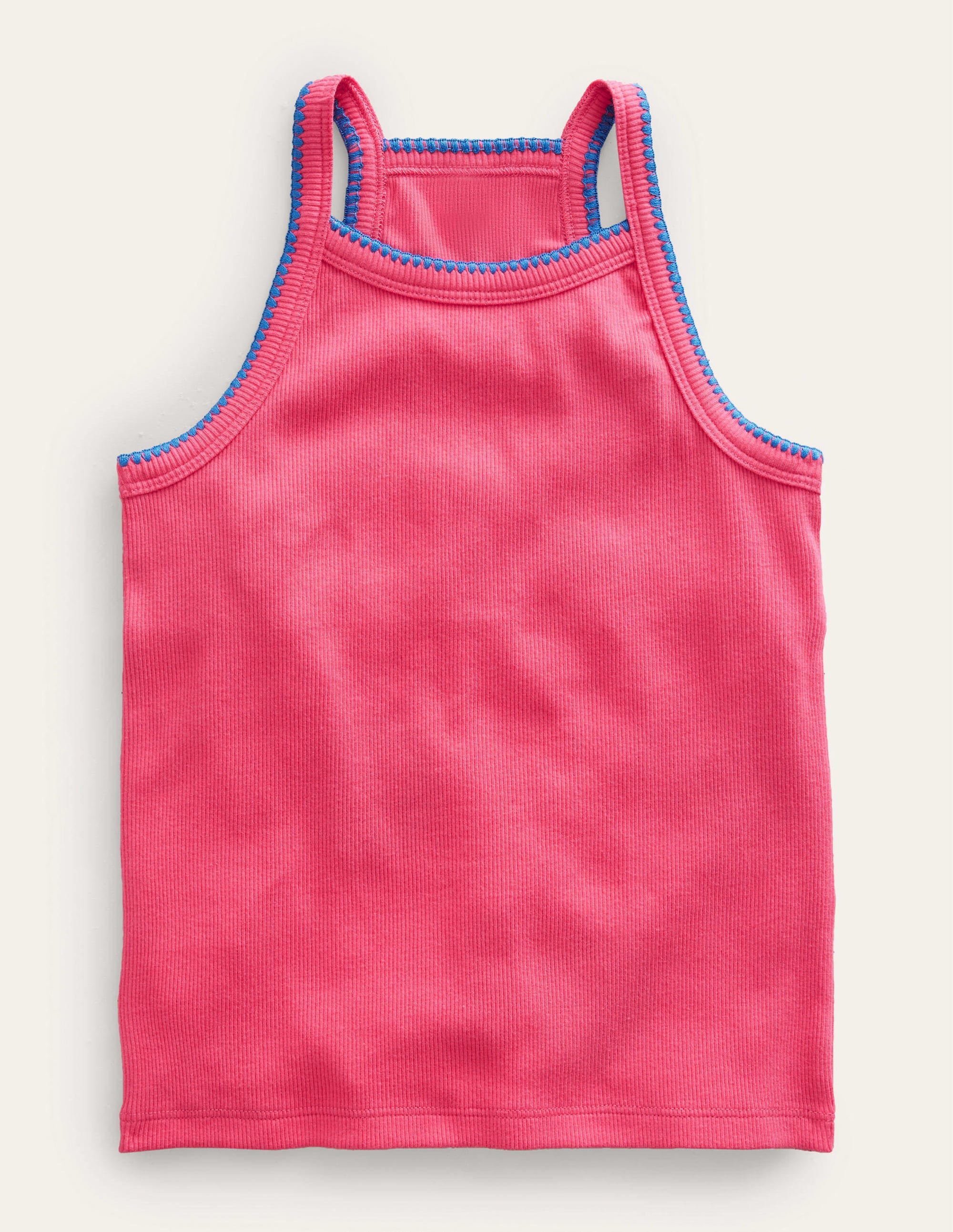 Cut Away Vest-Lollipop Pink - Image 1