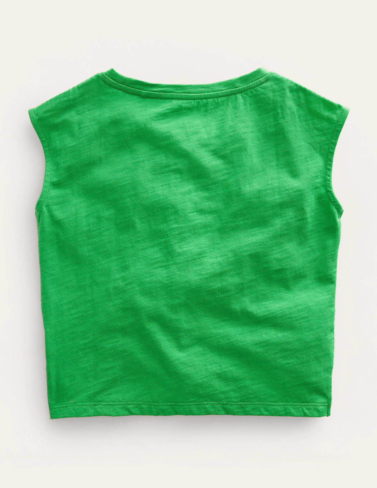 Gathered Front Tee-Bright Green-2