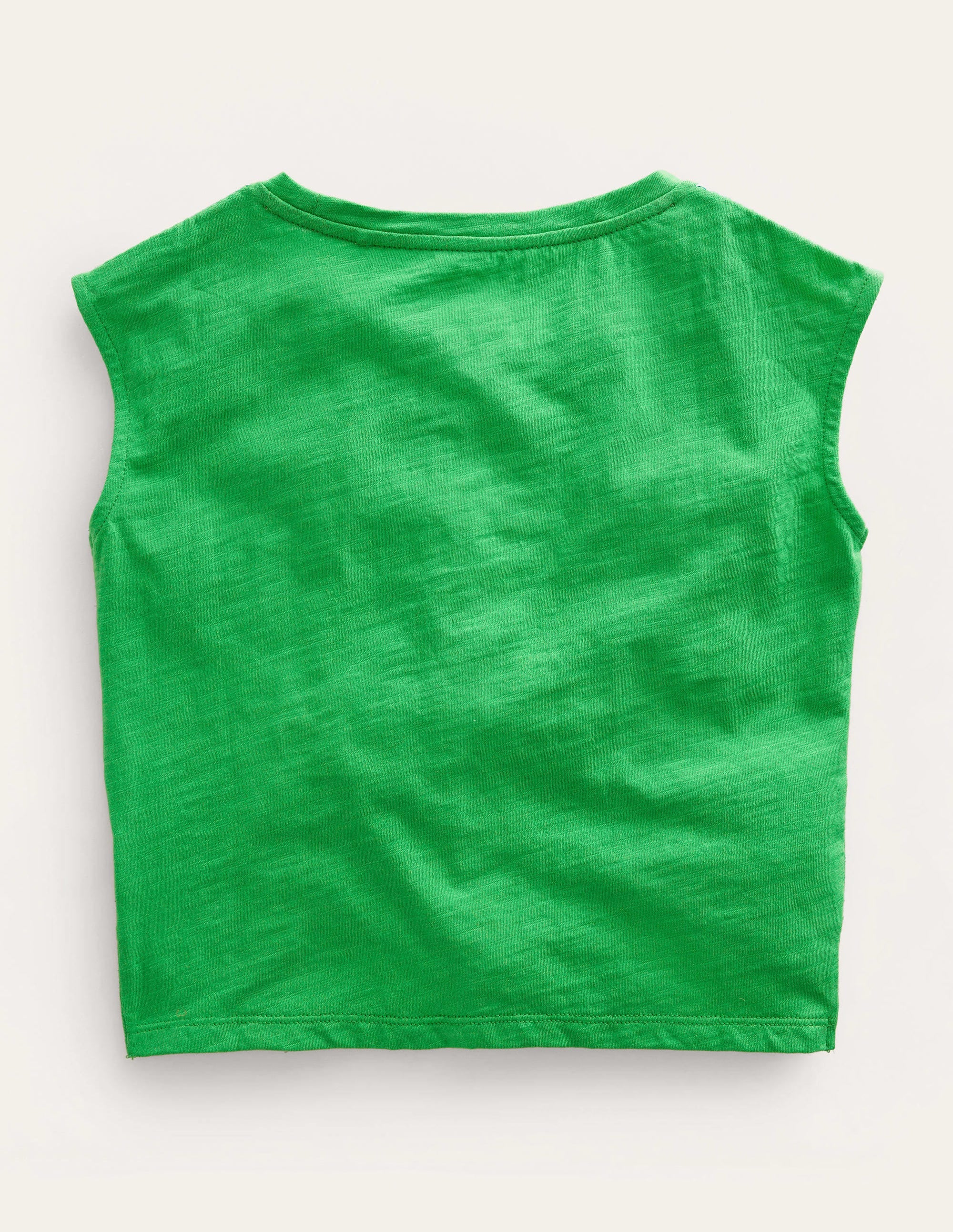 Gathered Front Tee-Bright Green - Image 2