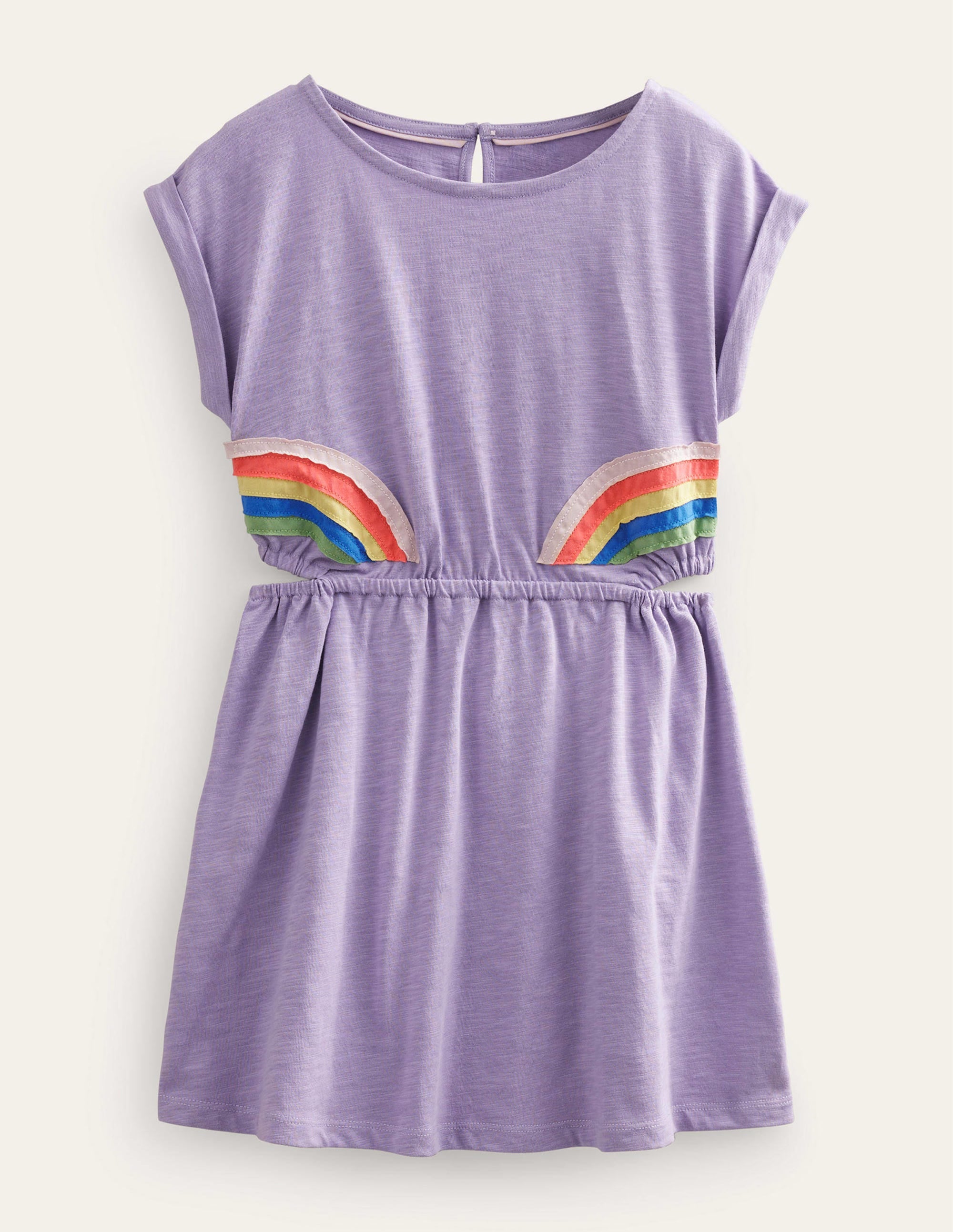 Cut Out Dress-Misty Lavender Rainbow - Image 1