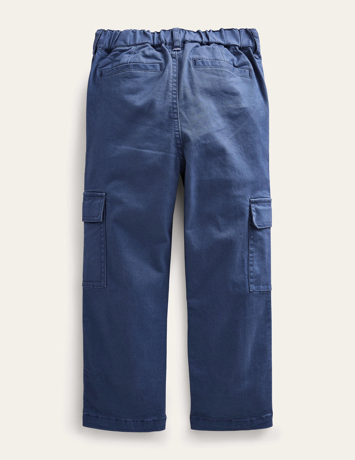 Cropped Cargo Trousers-Robot Blue - Image 2