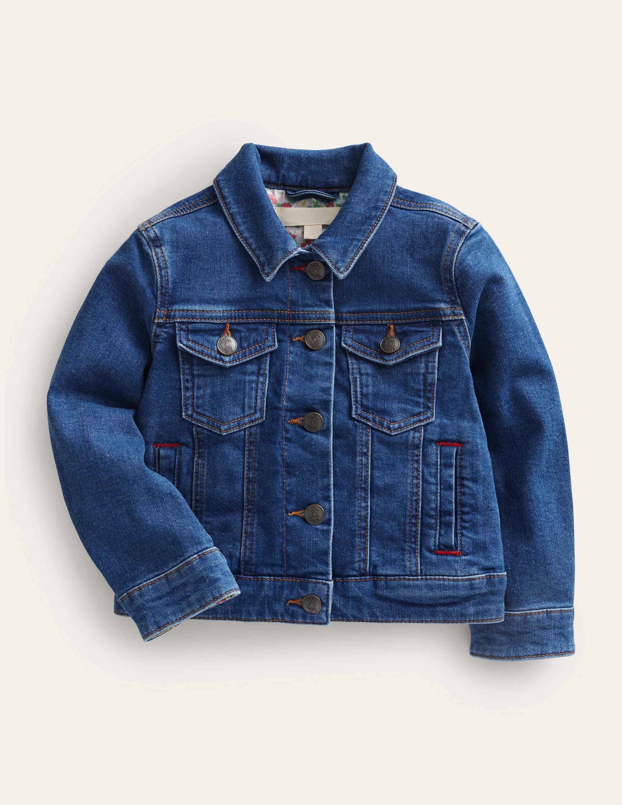 Everyday Denim Jacket-Mid Vintage Denim - Image 1