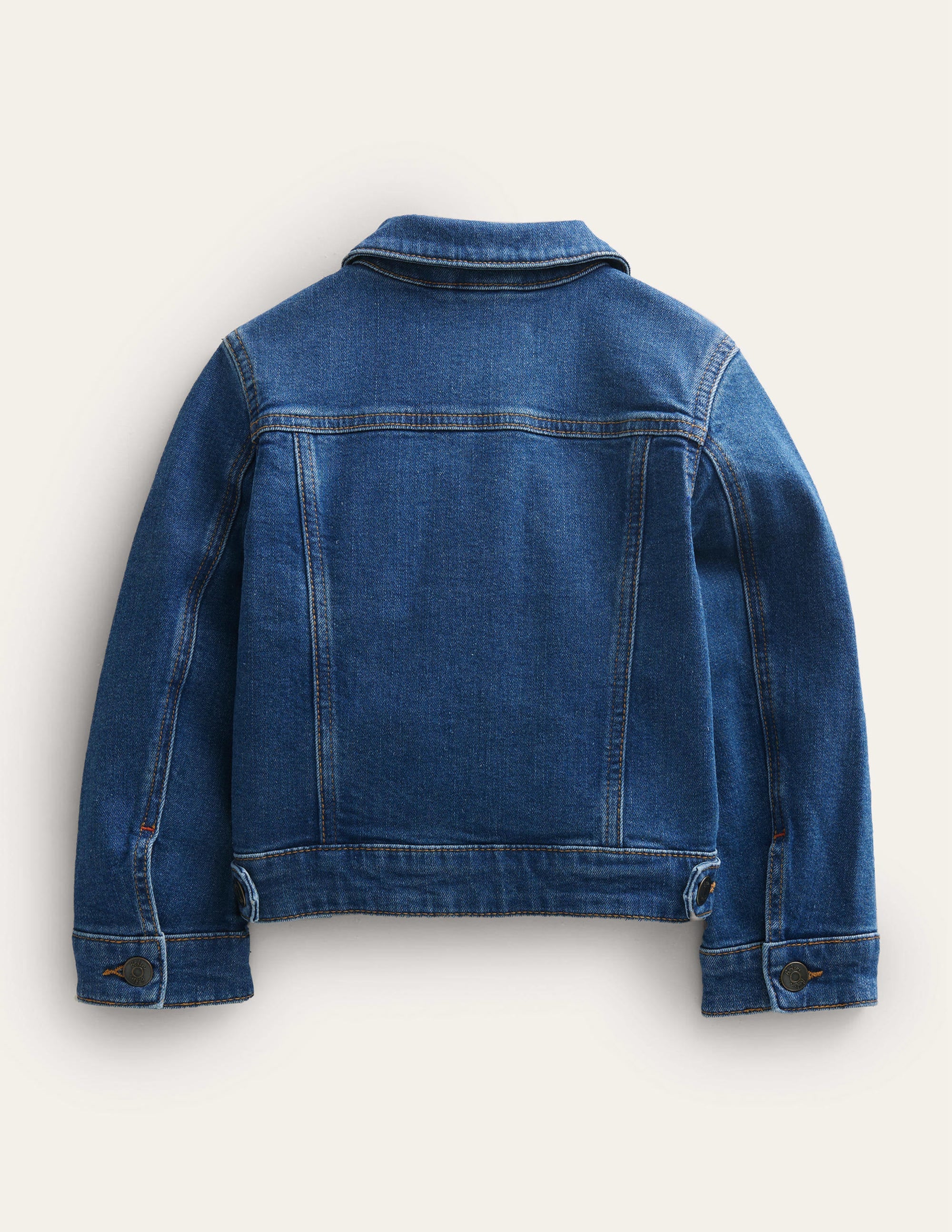 Everyday Denim Jacket-Mid Vintage Denim - Image 2