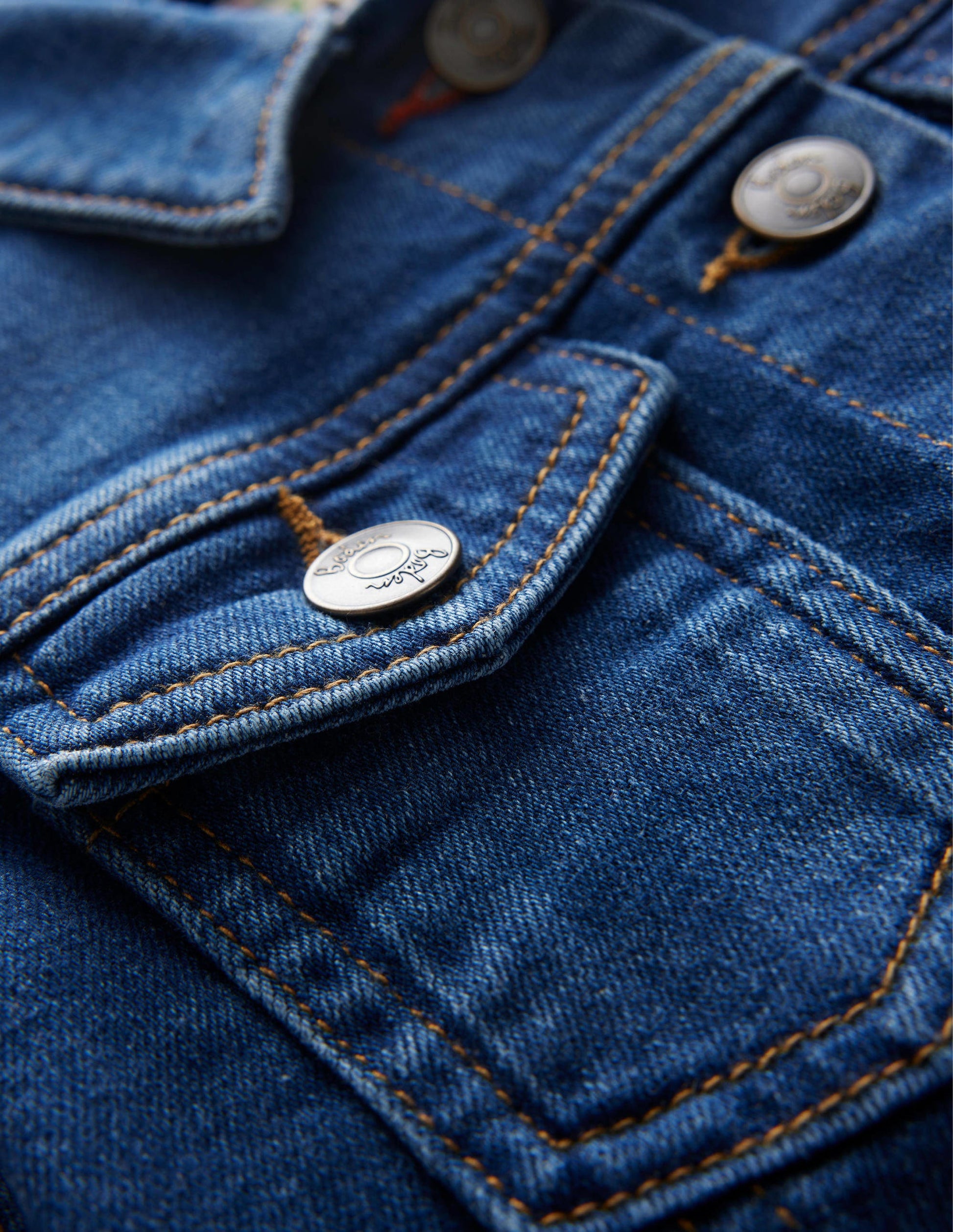 Everyday Denim Jacket-Mid Vintage Denim-3