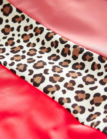 Patterned Rash Vest Set-Soft Truffle Leopard Print-3