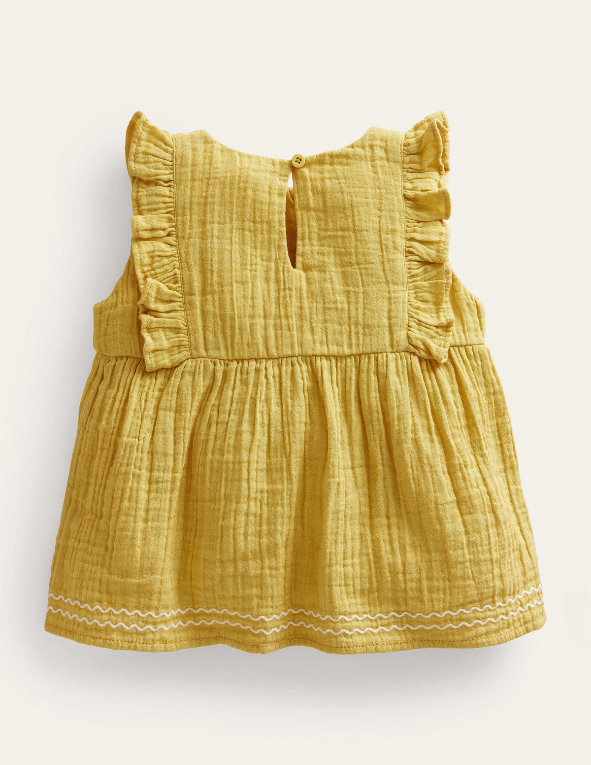 Embroidered Double Cloth Top-Buttercup - Image 2