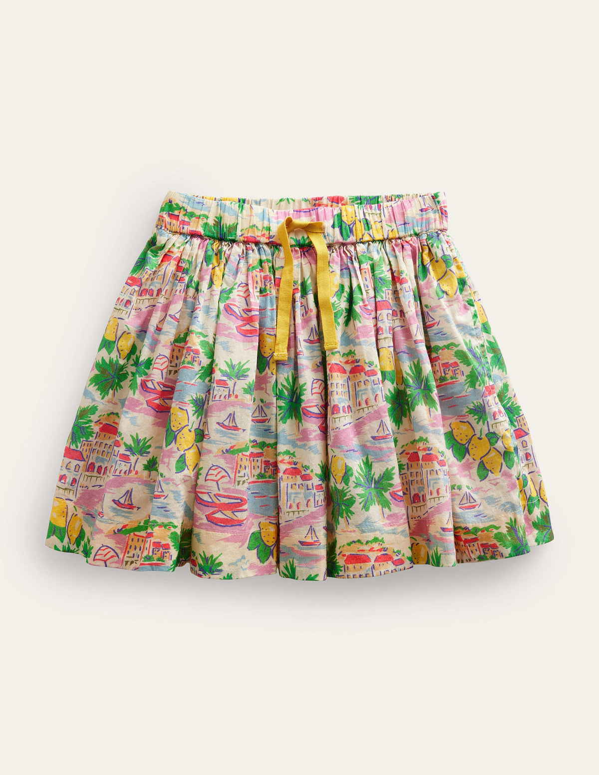 Twirly Skirt-Multi Scene Print - Image 1