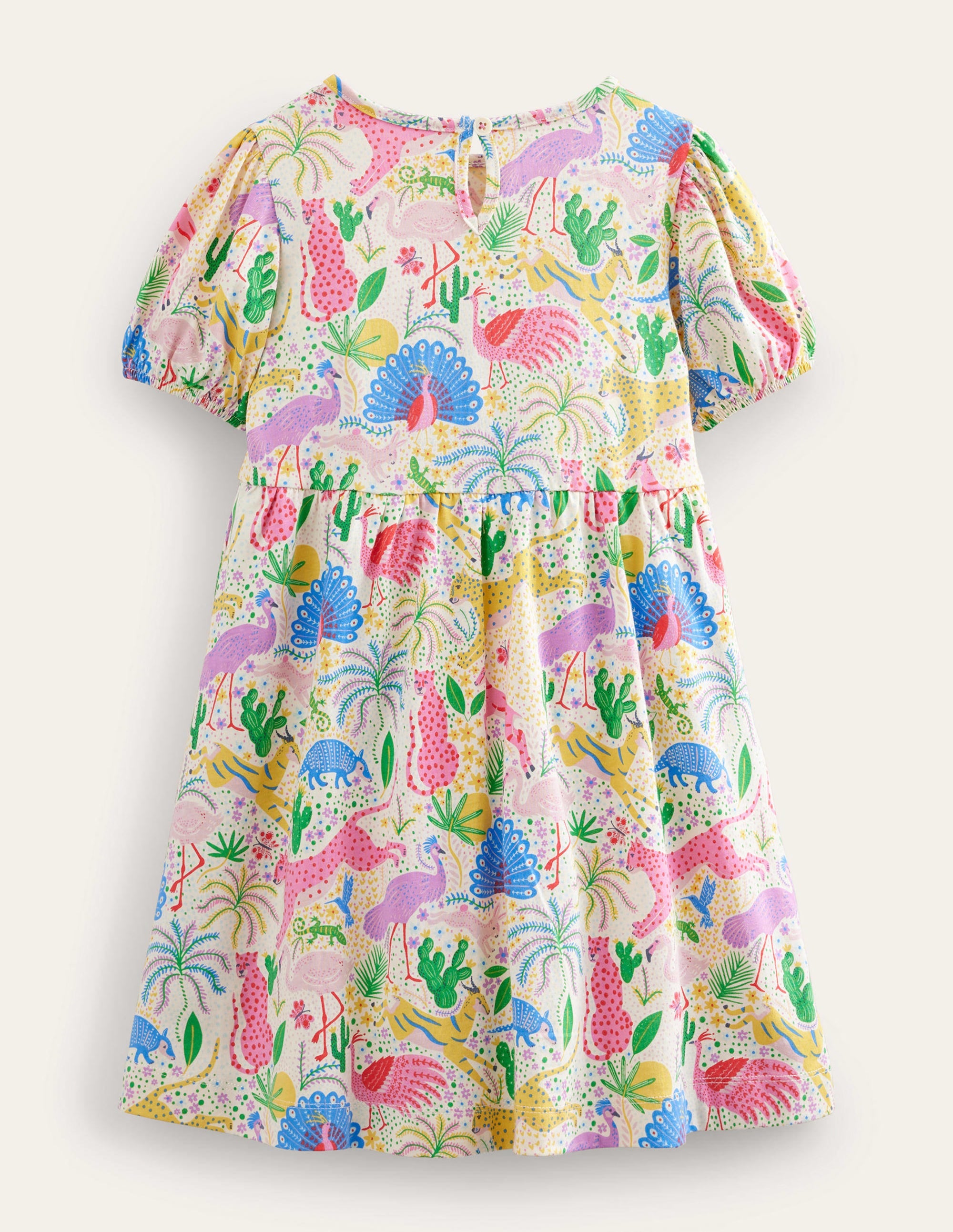 Puff Sleeve Dress-Multi Desert - Image 2