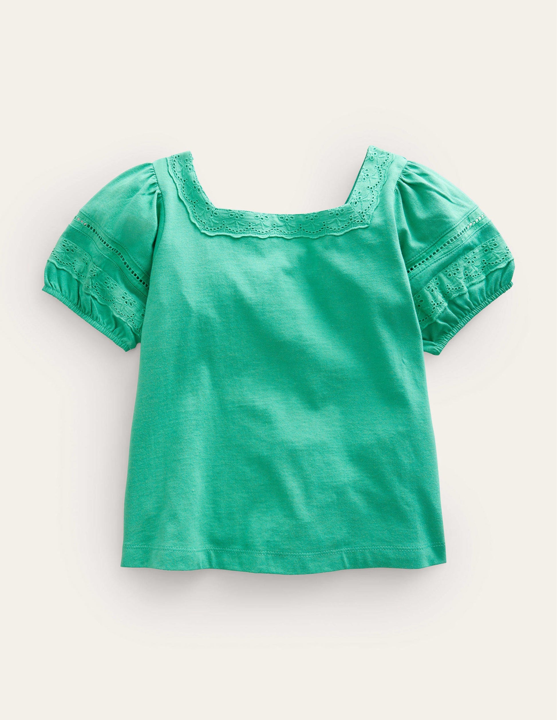 Square Neck Swing Top-Asparagus Green-1