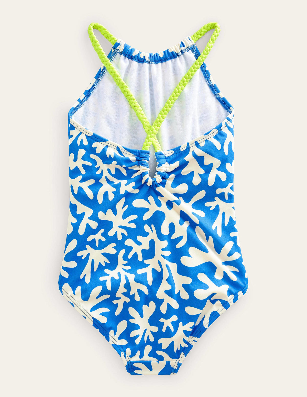 Braided Loop Back Swimsuit-Moroccan Blue - Image 2