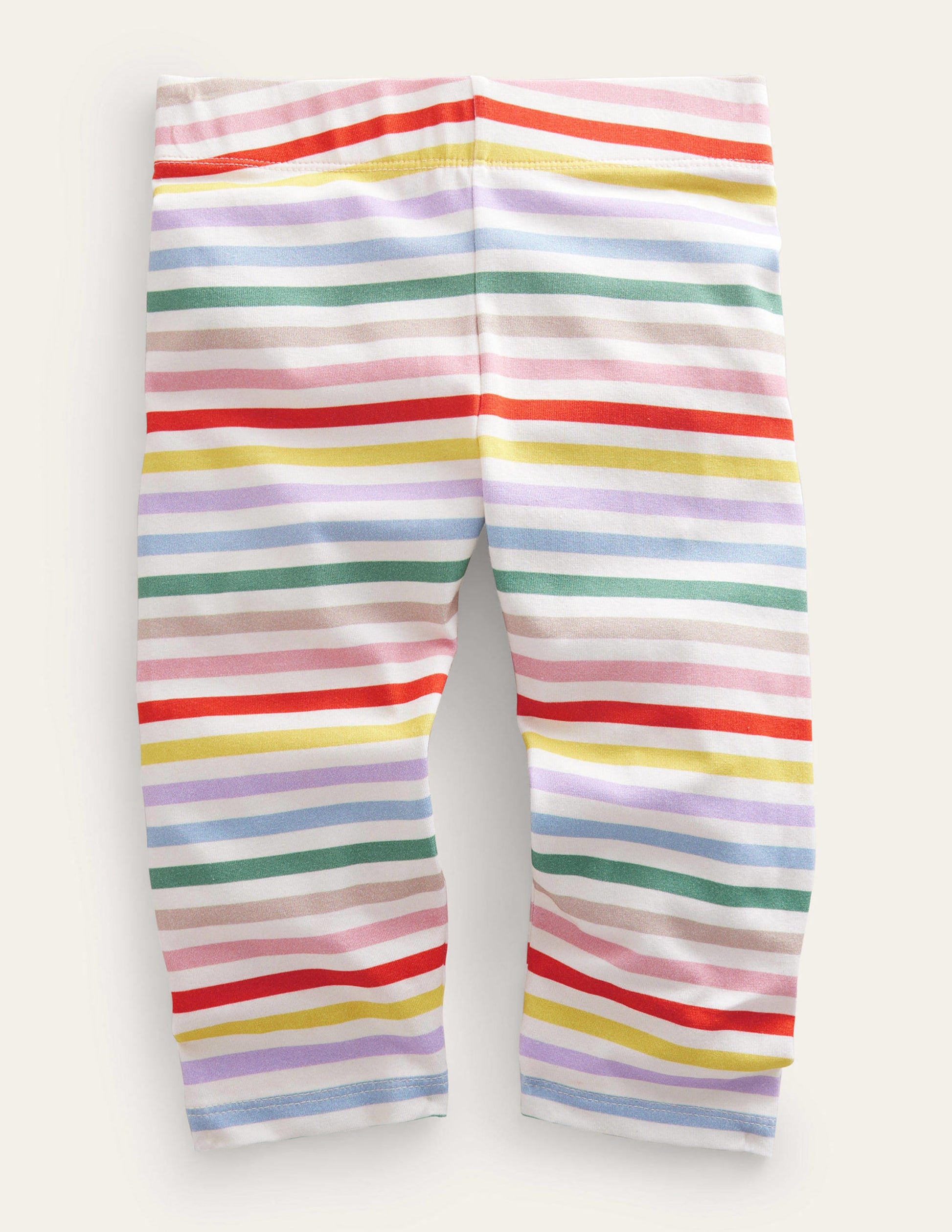 Fun Cropped Leggings-Buttercup Yellow/Purple-1