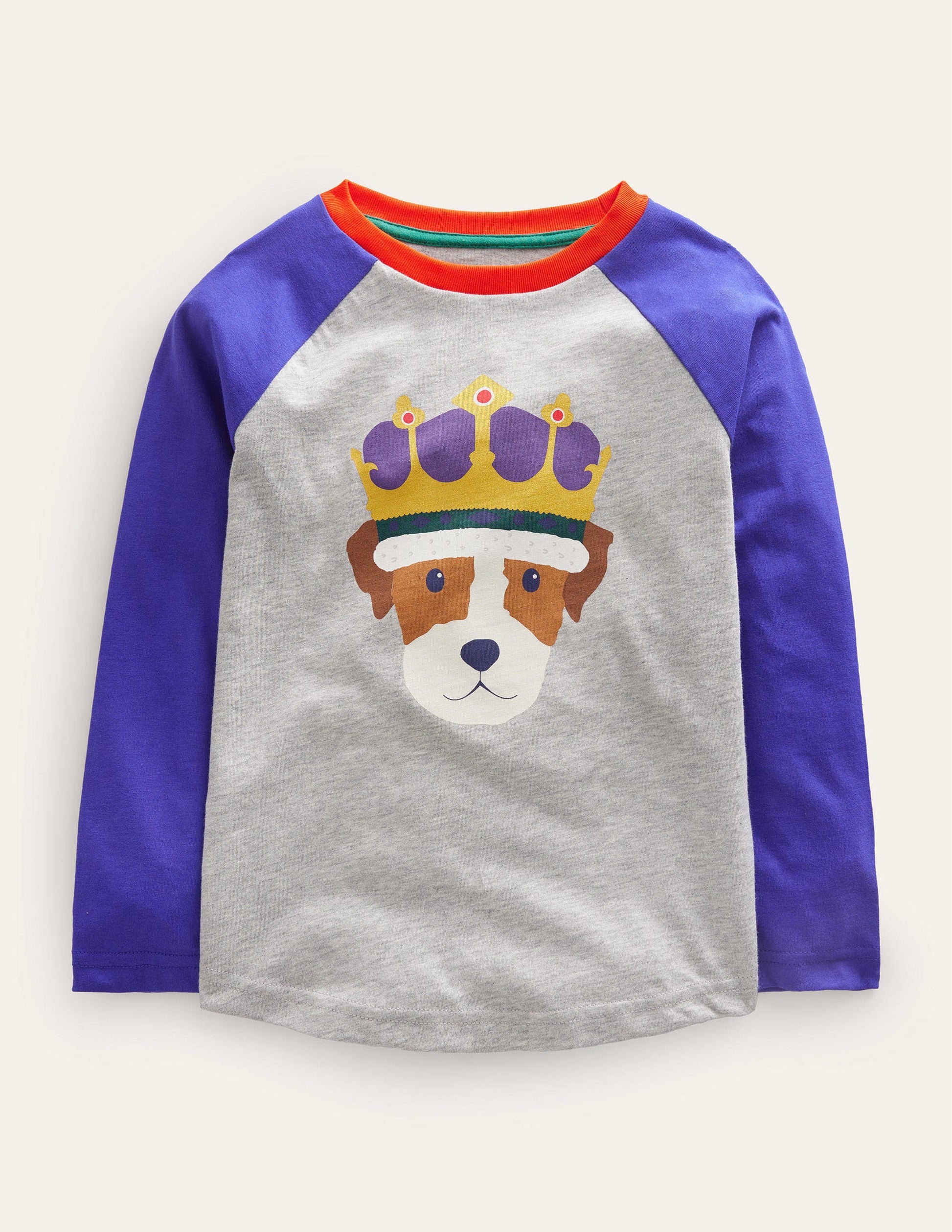 Coronation T-shirt-Bluing/Grey Marl-1