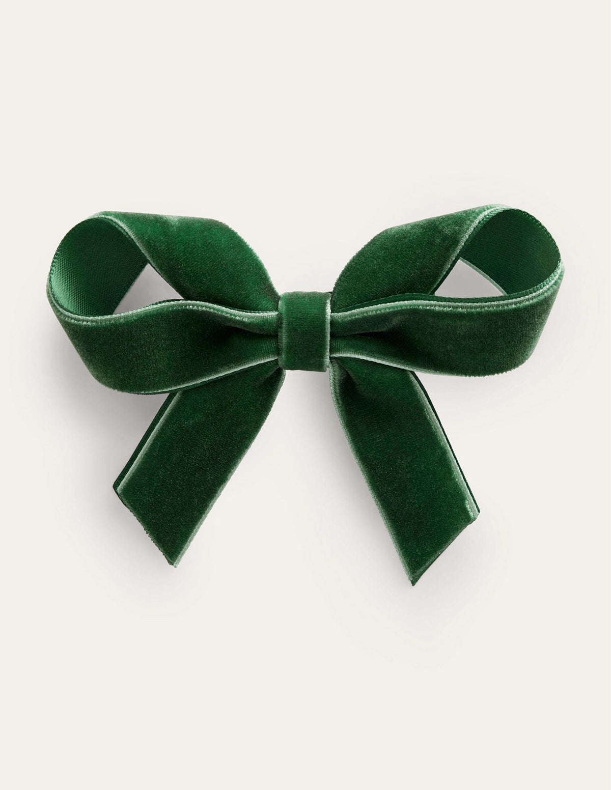 Large Bow Hair Clip-Rich Emerald - Image 1