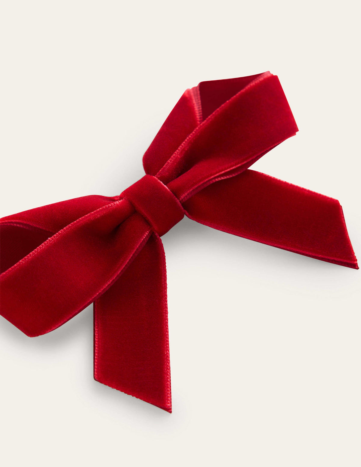 Large Bow Hair Clip-Brilliant Red-3