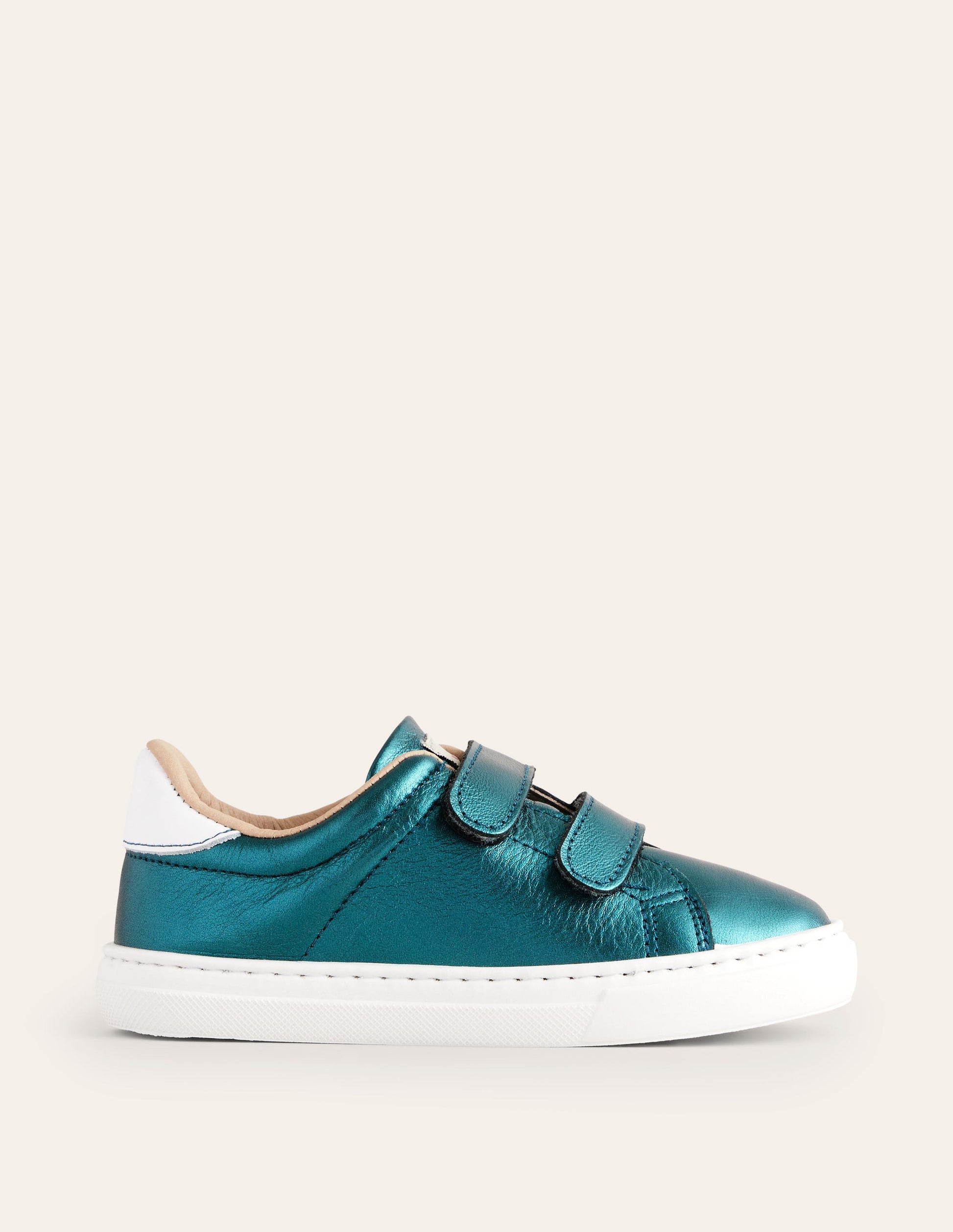 Double Strap Low Tops-Teal Blue-1