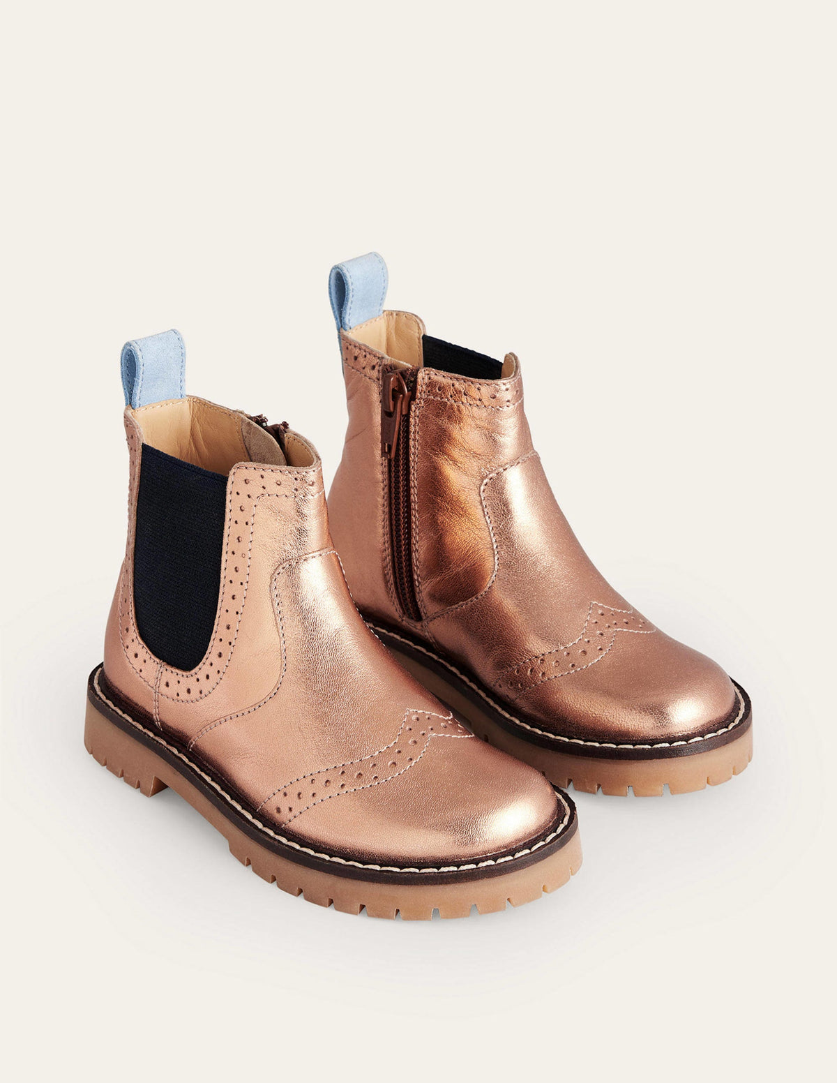 Leather Chelsea Boots-Classic Bronze-2