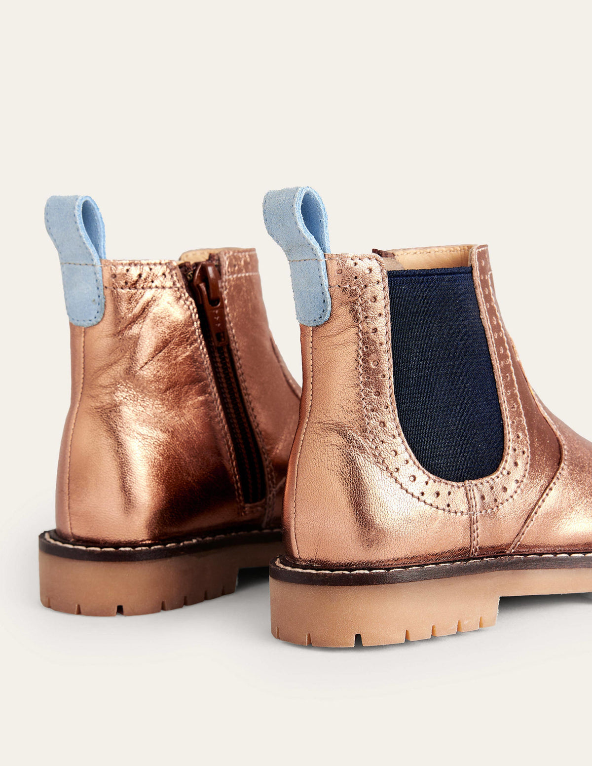 Leather Chelsea Boots-Classic Bronze - Image 3