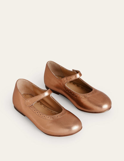 Leather Mary Janes-Bronze-2
