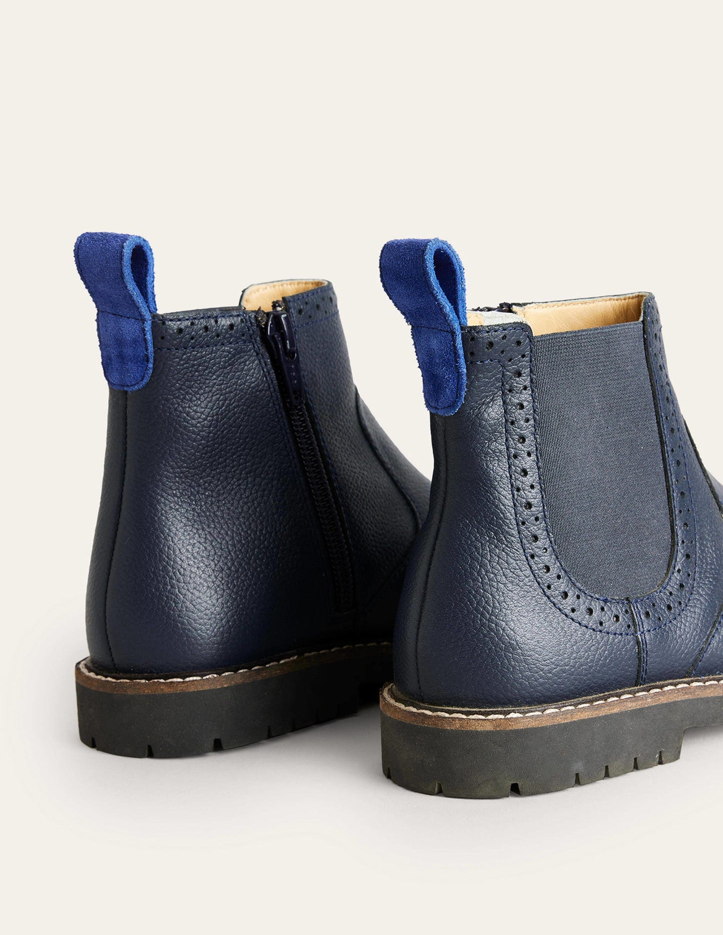 Chelsea Boots-Navy Boden AU