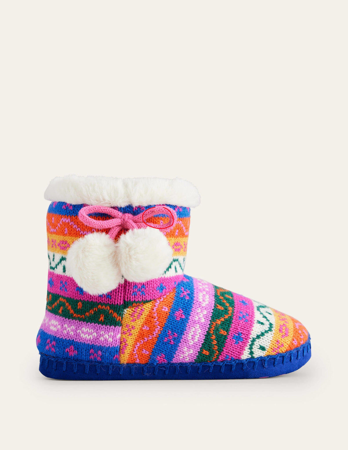Slipper Boots-Multi Stripe-1