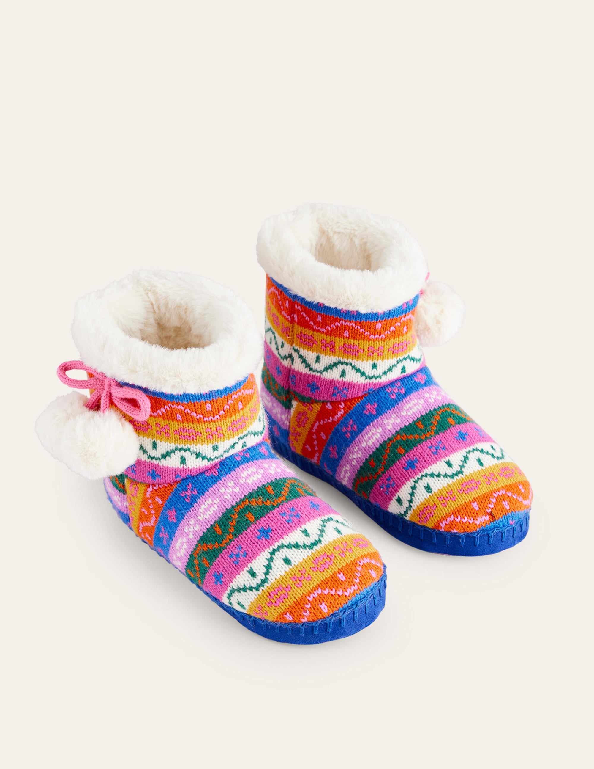 Slipper Boots-Multi Stripe - Image 2