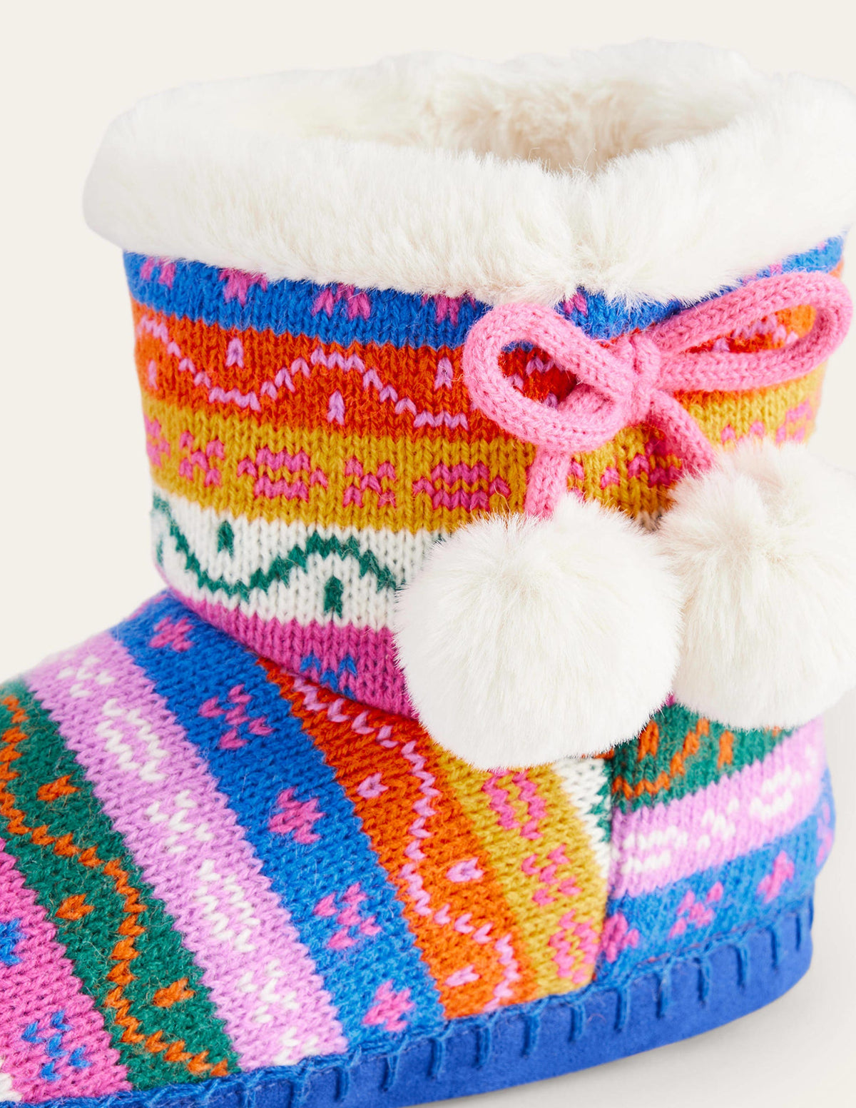 Slipper Boots-Multi Stripe - Image 3