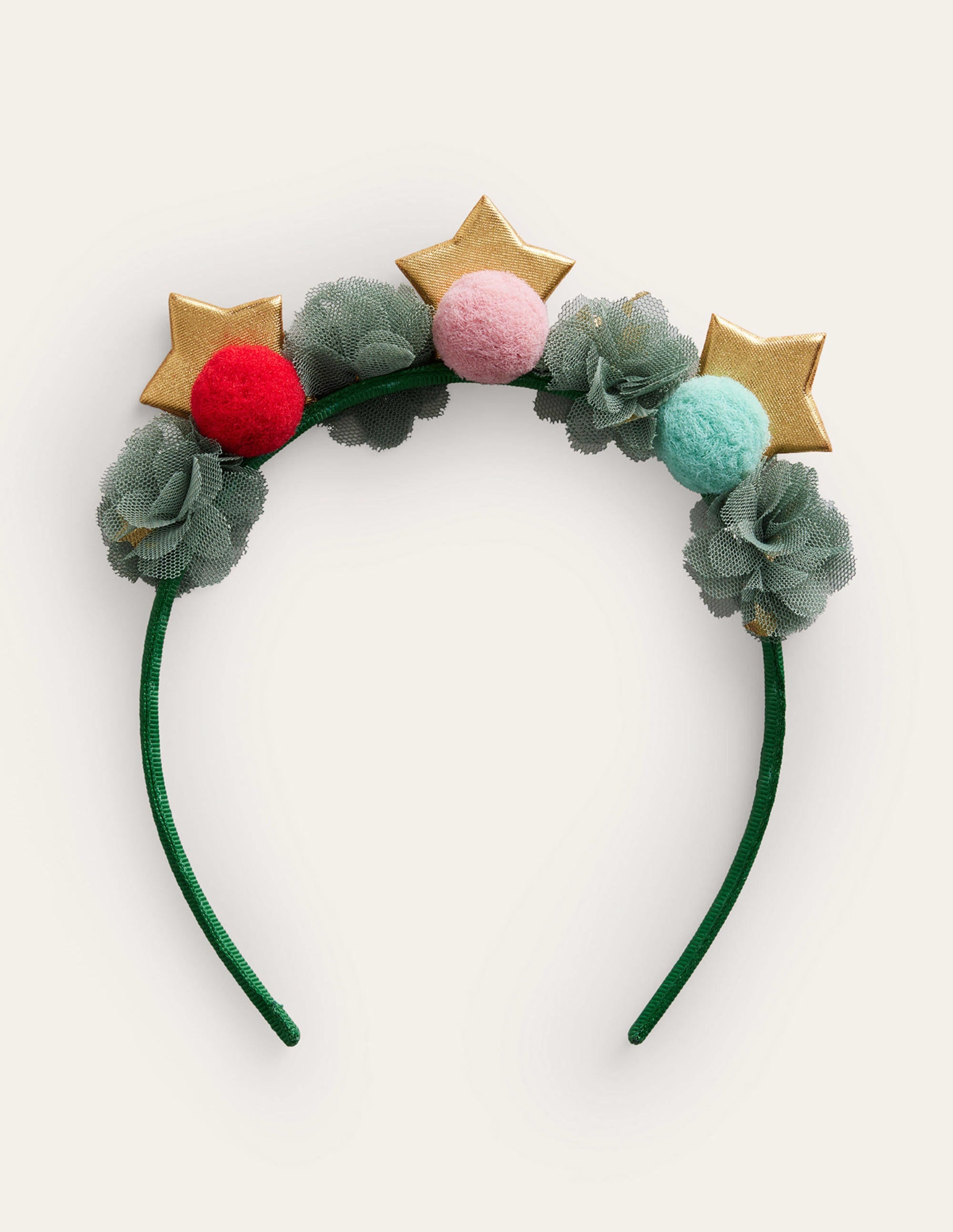 Star Pom Pom Headband-Reed - Image 1