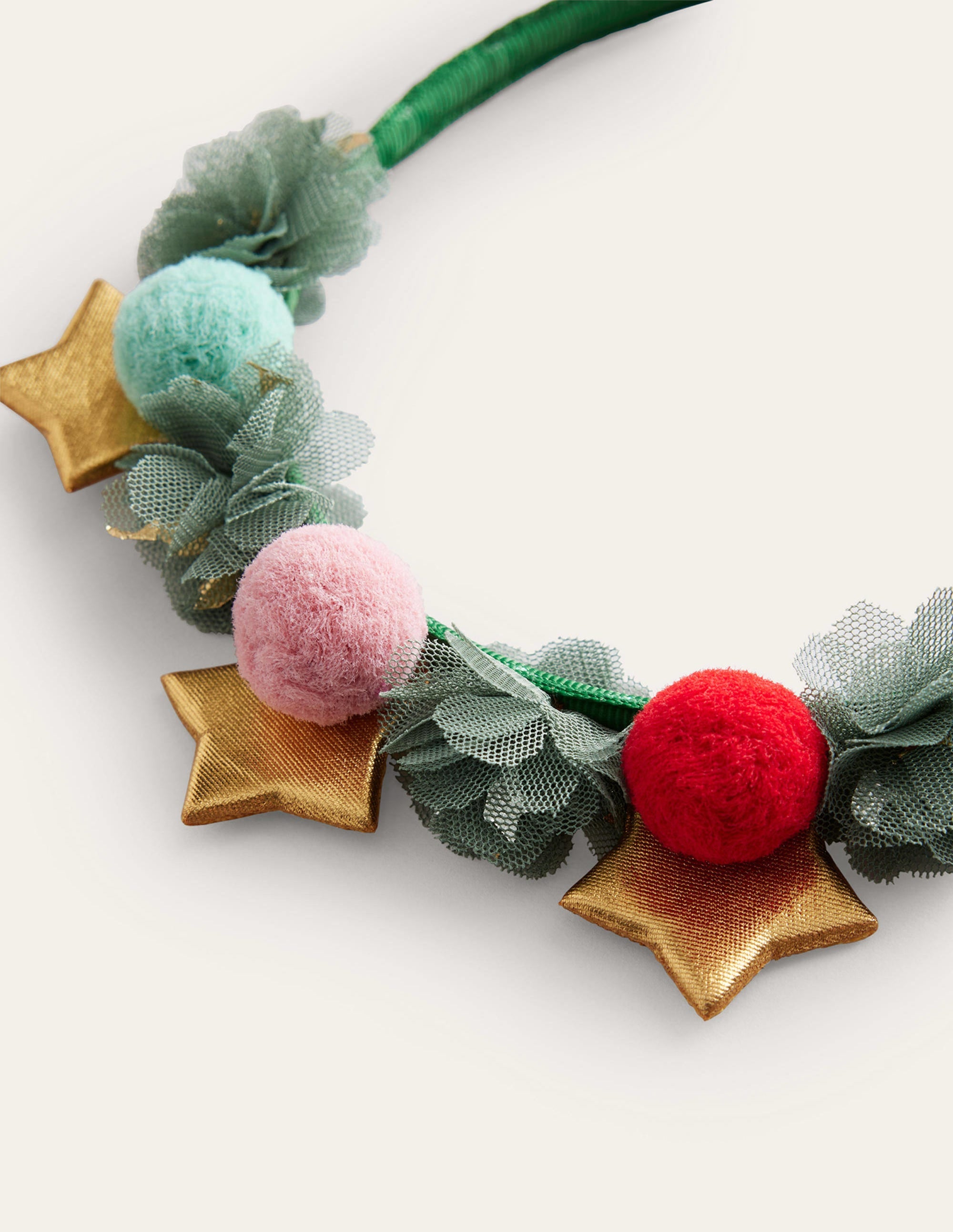 Star Pom Pom Headband-Reed - Image 2