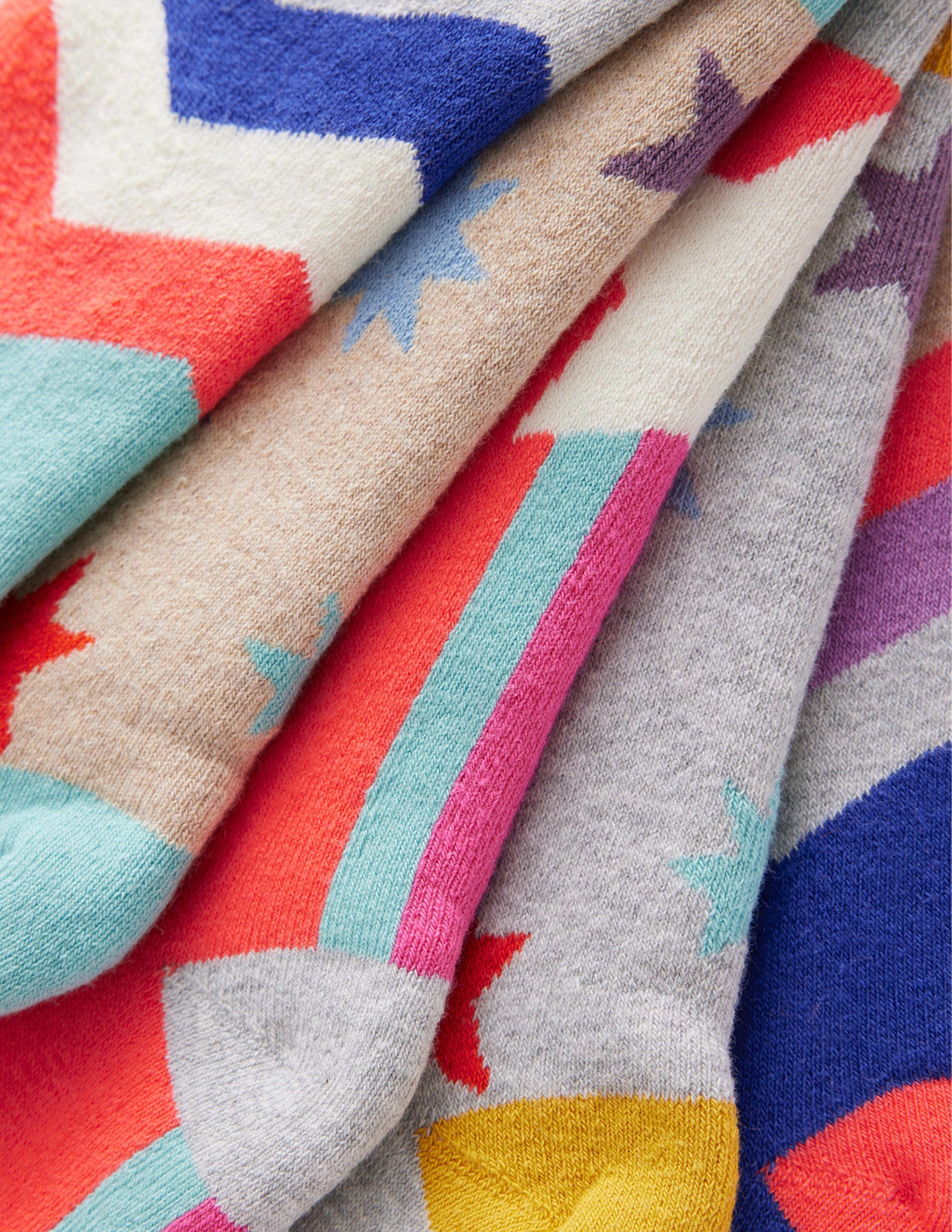 Ski Socks 5 Pack-Stars/ Chevron-2