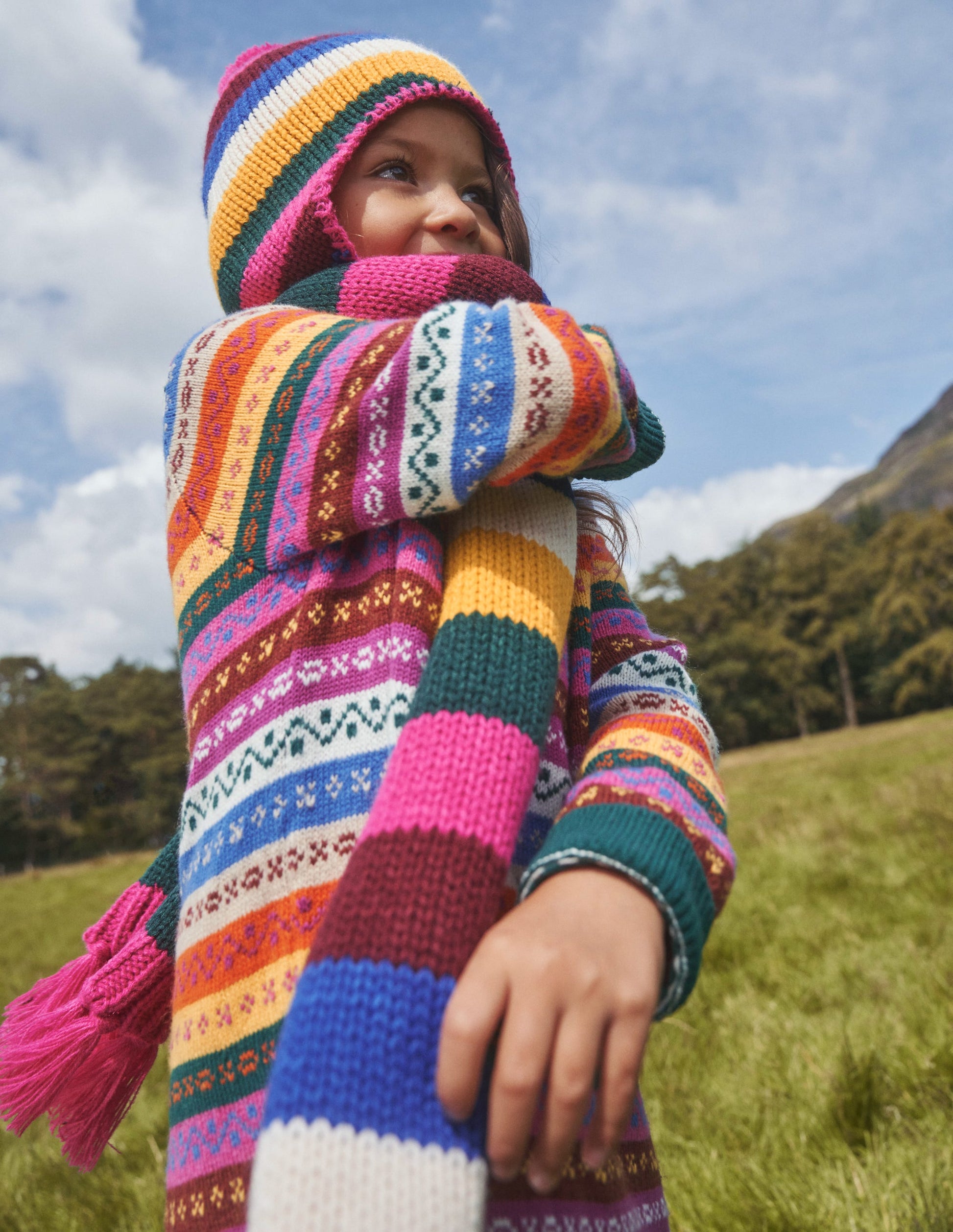 Knitted Set-Multi Stripe-4