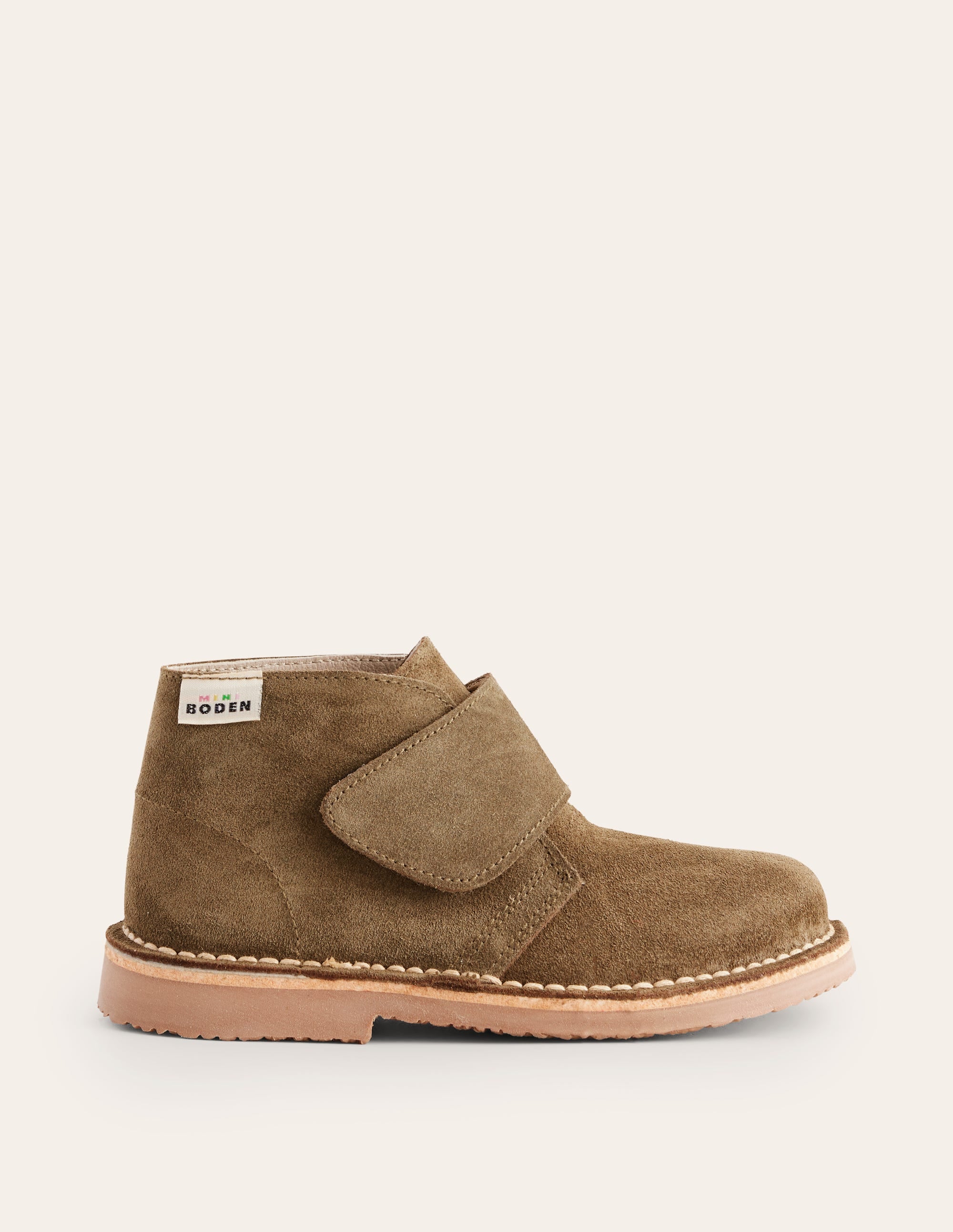 Suede Desert Boot-Khaki - Image 1