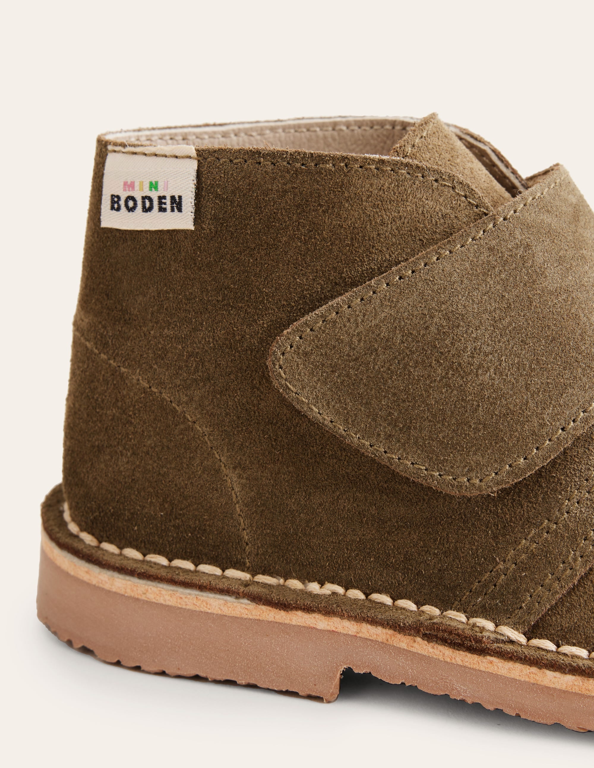 Suede Desert Boot-Khaki - Image 3