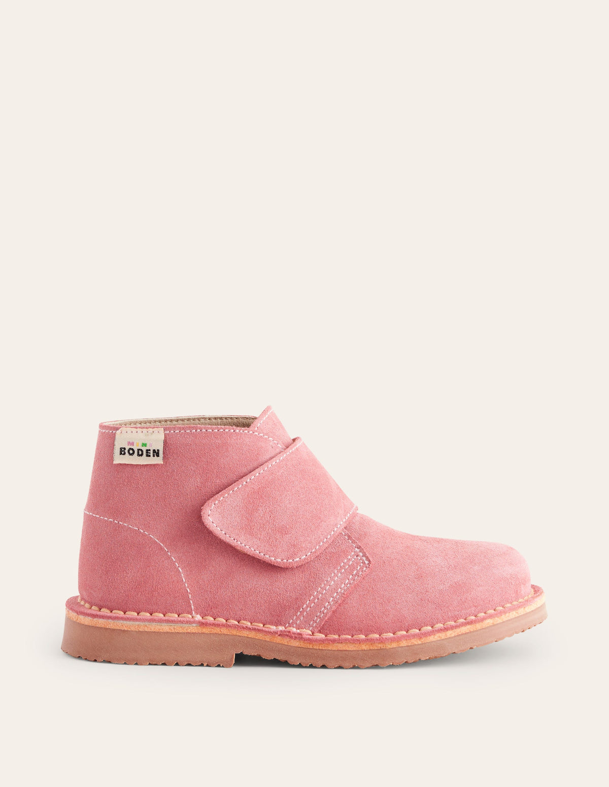 Suede Desert Boot-Pink-1
