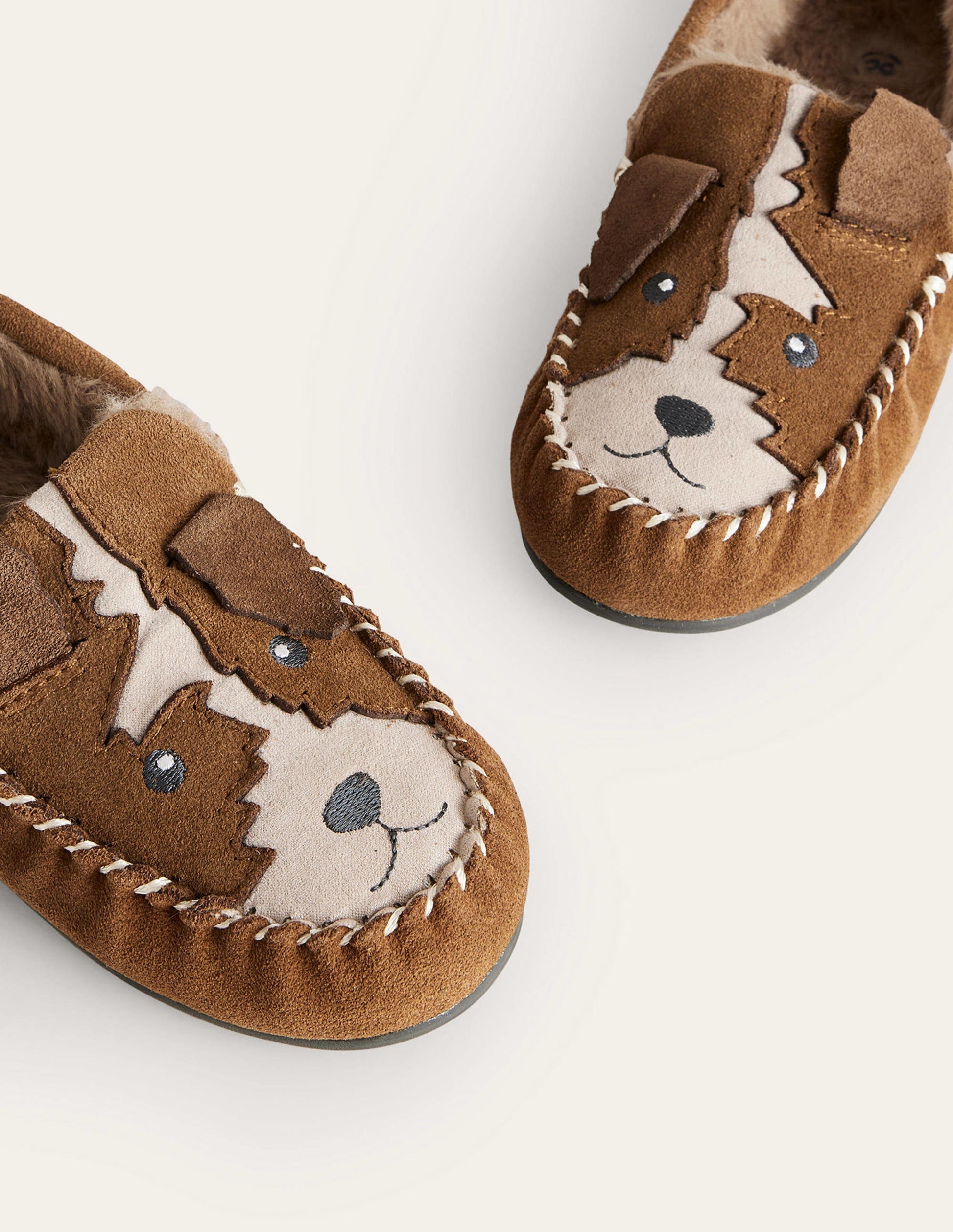 Suede Slippers-Tan Brown-3