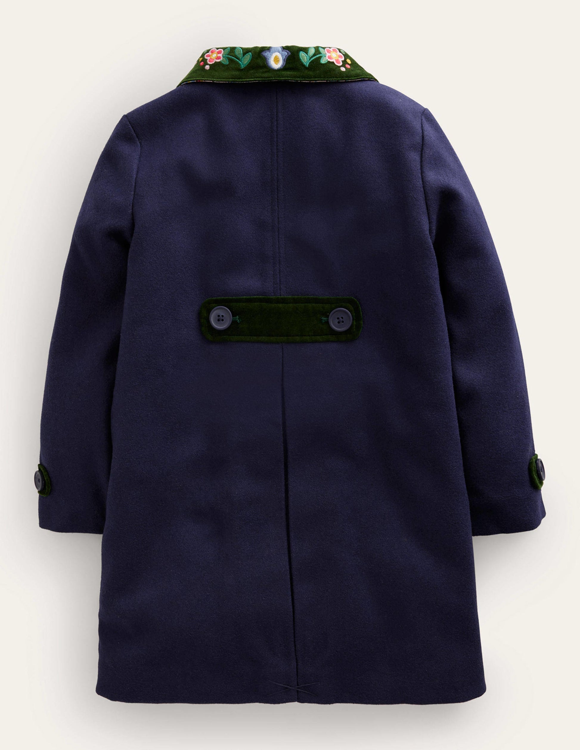 Wonderful Wool Blend Coat-French Navy-2