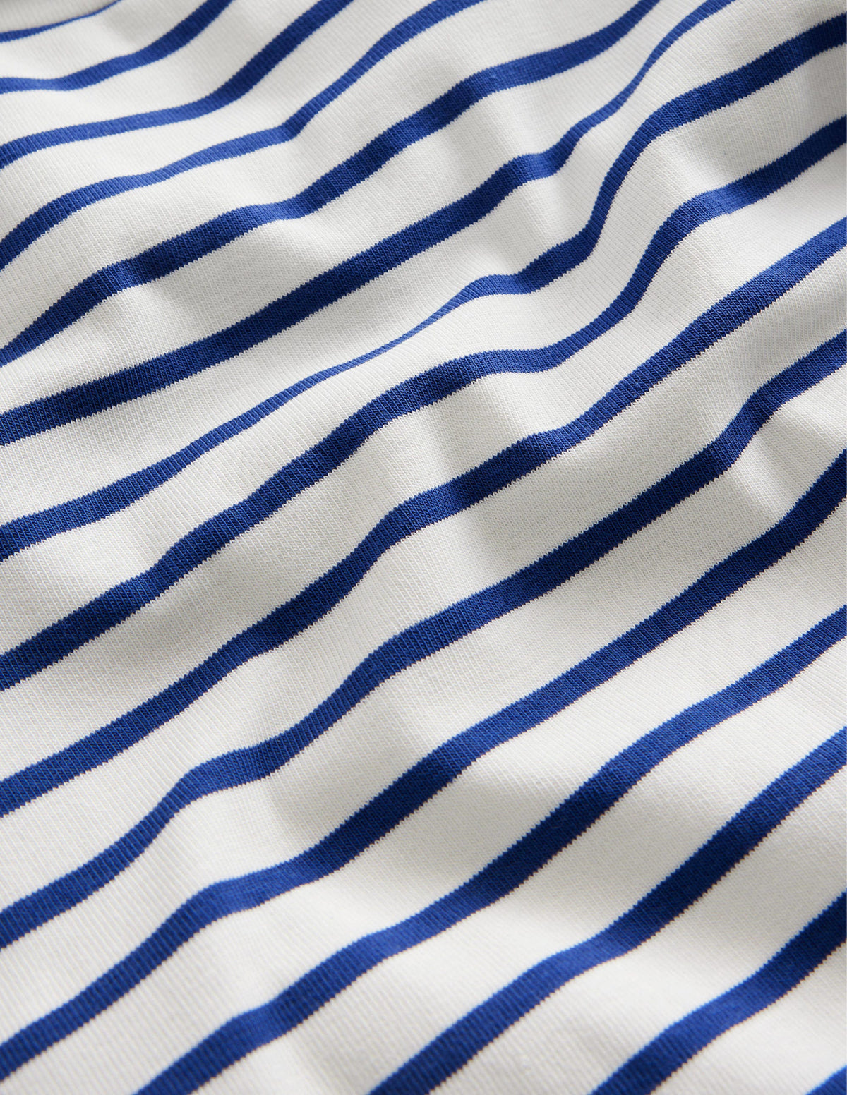 Super Soft Roll Neck Top-Navy/Ivory - Image 3