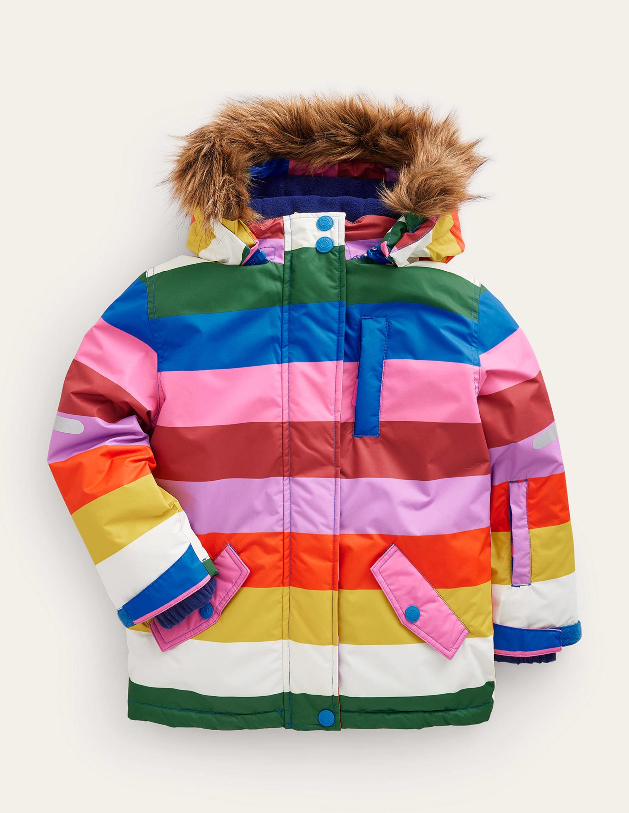 All-Weather Waterproof Jacket-Multi Stripe - Image 1