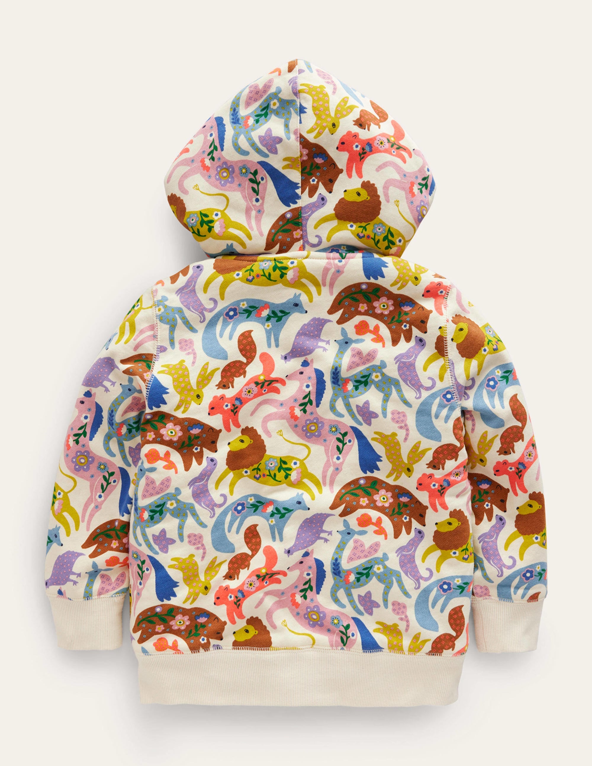 Shaggy-lined Hoodie-Multi Folk Friends - Image 2