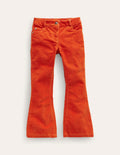 Kick Flare Jean-Maple Orange Cord