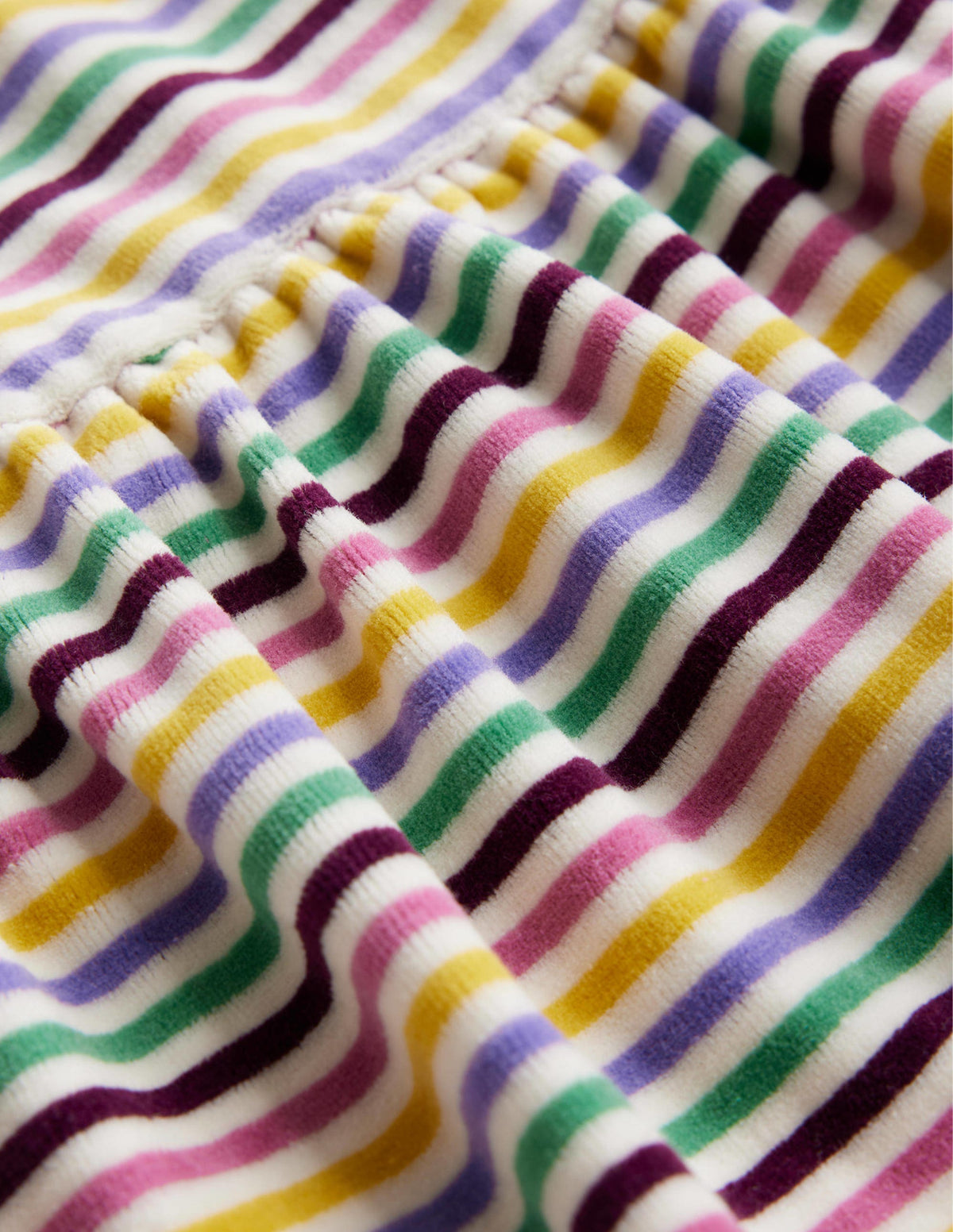 Tiered Velour Dress-Teacup Pink Rainbow-3