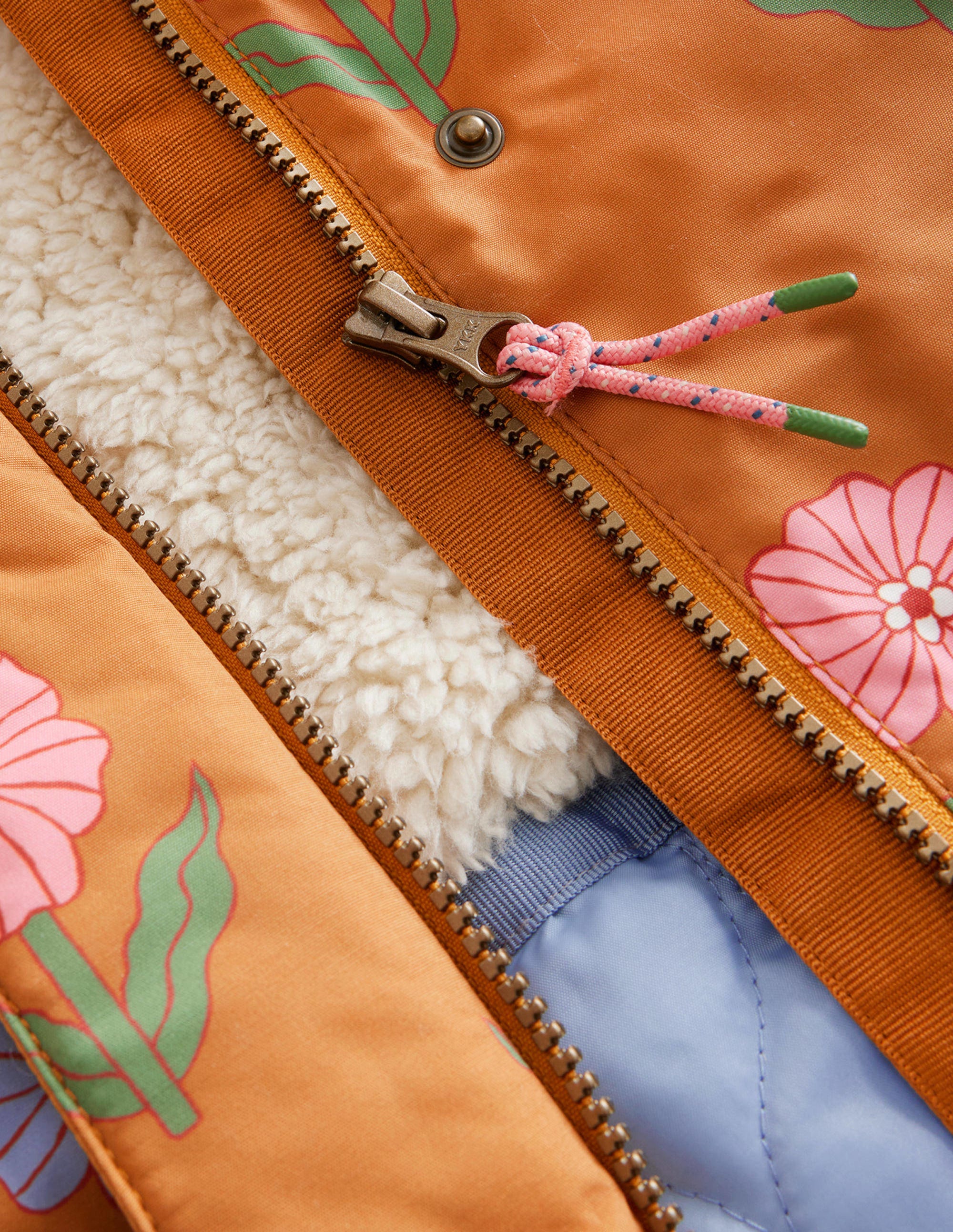 Authentic Waterproof Parka-Butterscotch Floral - Image 3