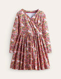 Twirly Ballerina Dress-Almond Pink Unicorn Meadow