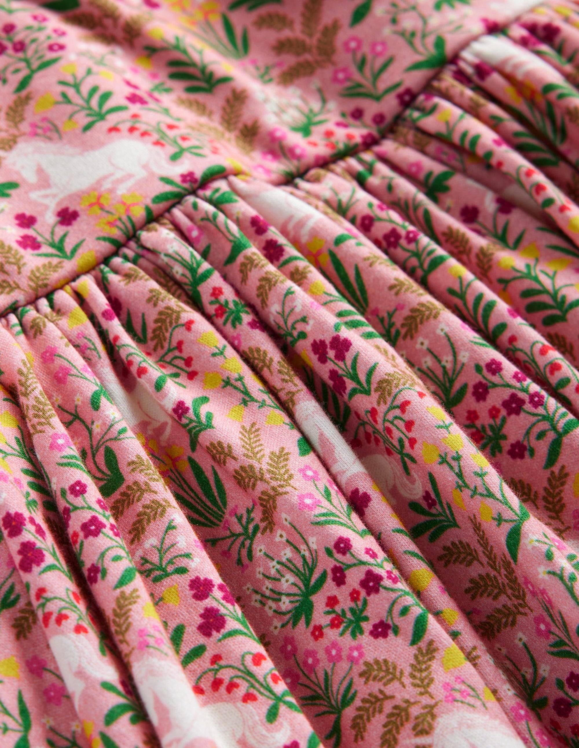 Twirly Ballerina Dress-Almond Pink Unicorn Meadow - Image 3