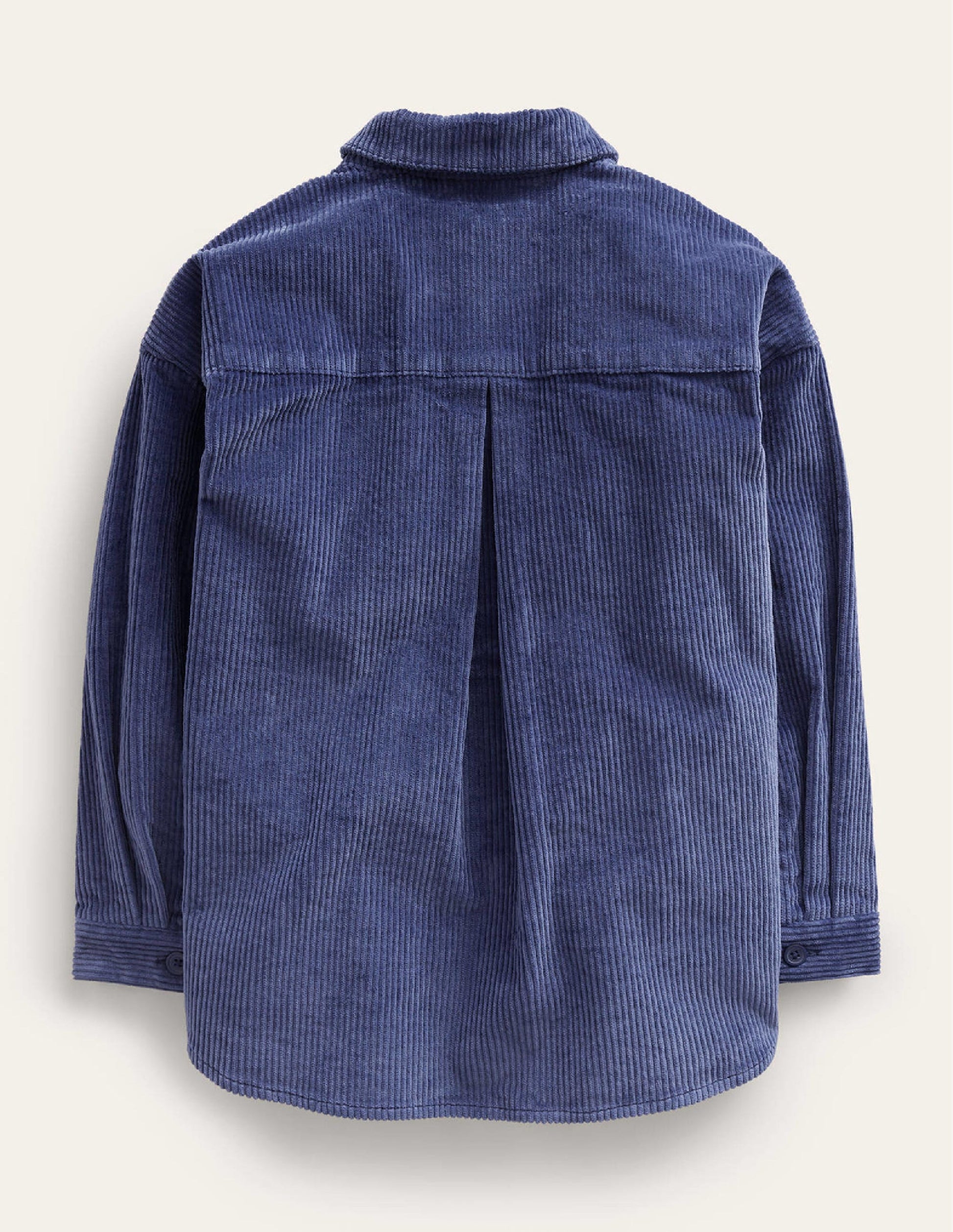 Relaxed Cord Shirt-College Navy-2