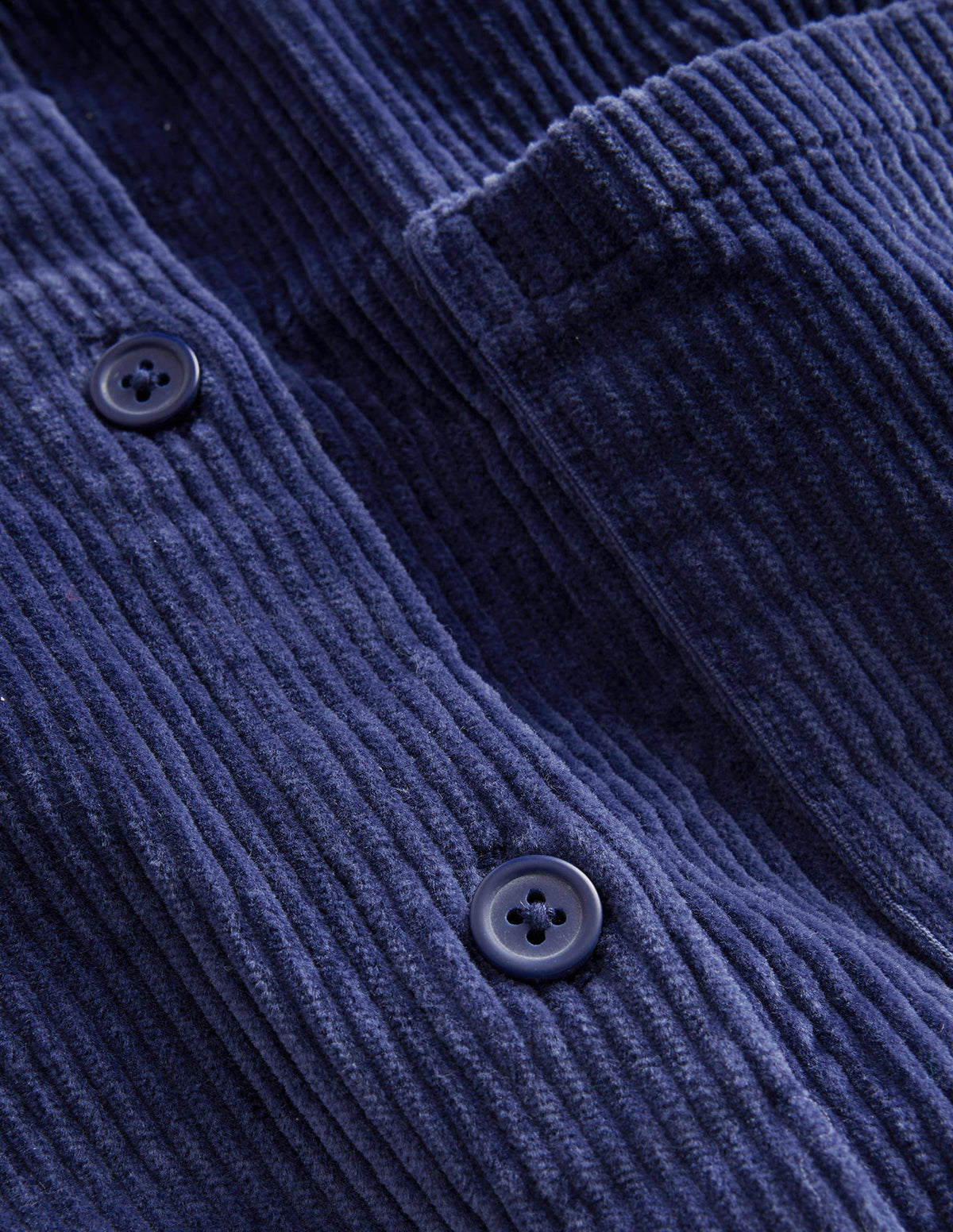 Relaxed Cord Shirt-College Navy - Image 3